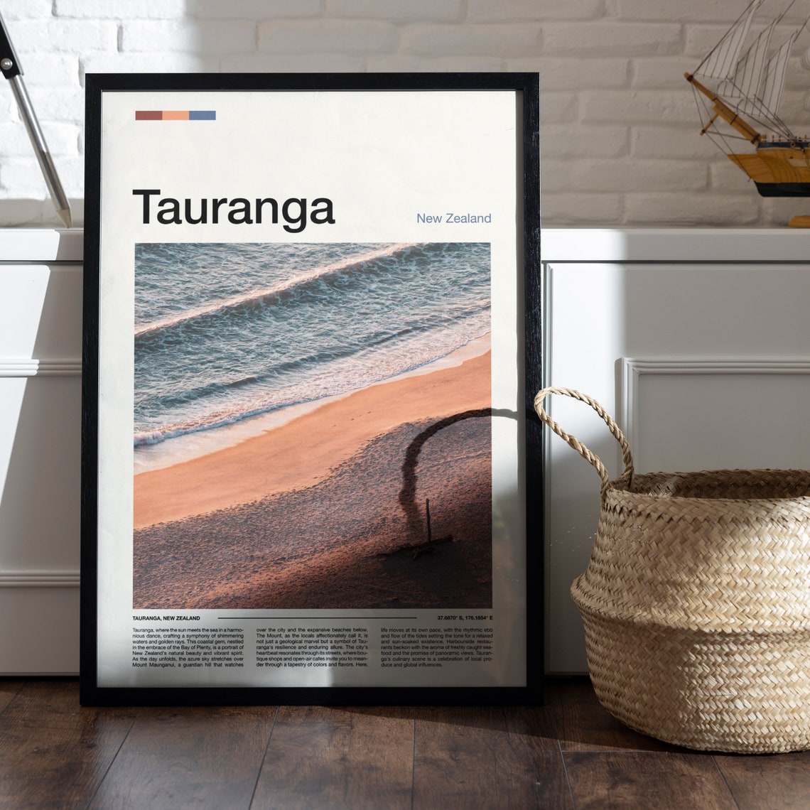 Tauranga Print Tauranga Poster Tauranga Wall Art New Zealand Art Print Tauranga Photo Travel Poster Traveler Gifts - Image 5