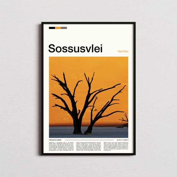 Sossusvlei Print Sossusvlei Poster Sossusvlei Wall Art Sossusvlei Art Print Sossusvlei Photo Deadvlei Print Namibia Print