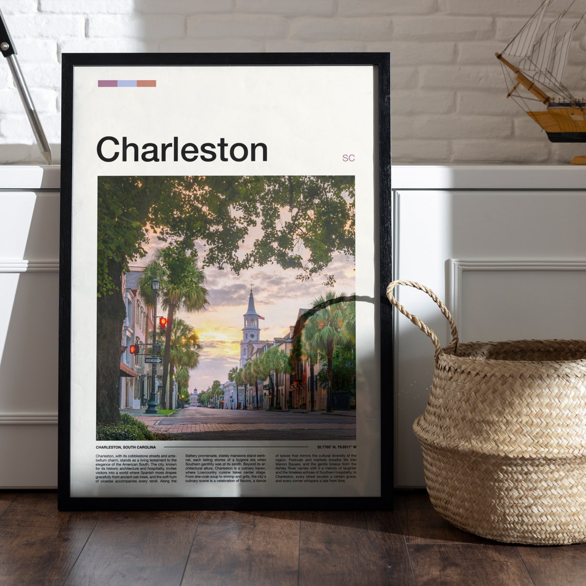 Charleston Print Charleston Poster Charleston Wall Art South Carolina Art Print Charleston Photo Travel Poster Traveler Gifts - Image 5