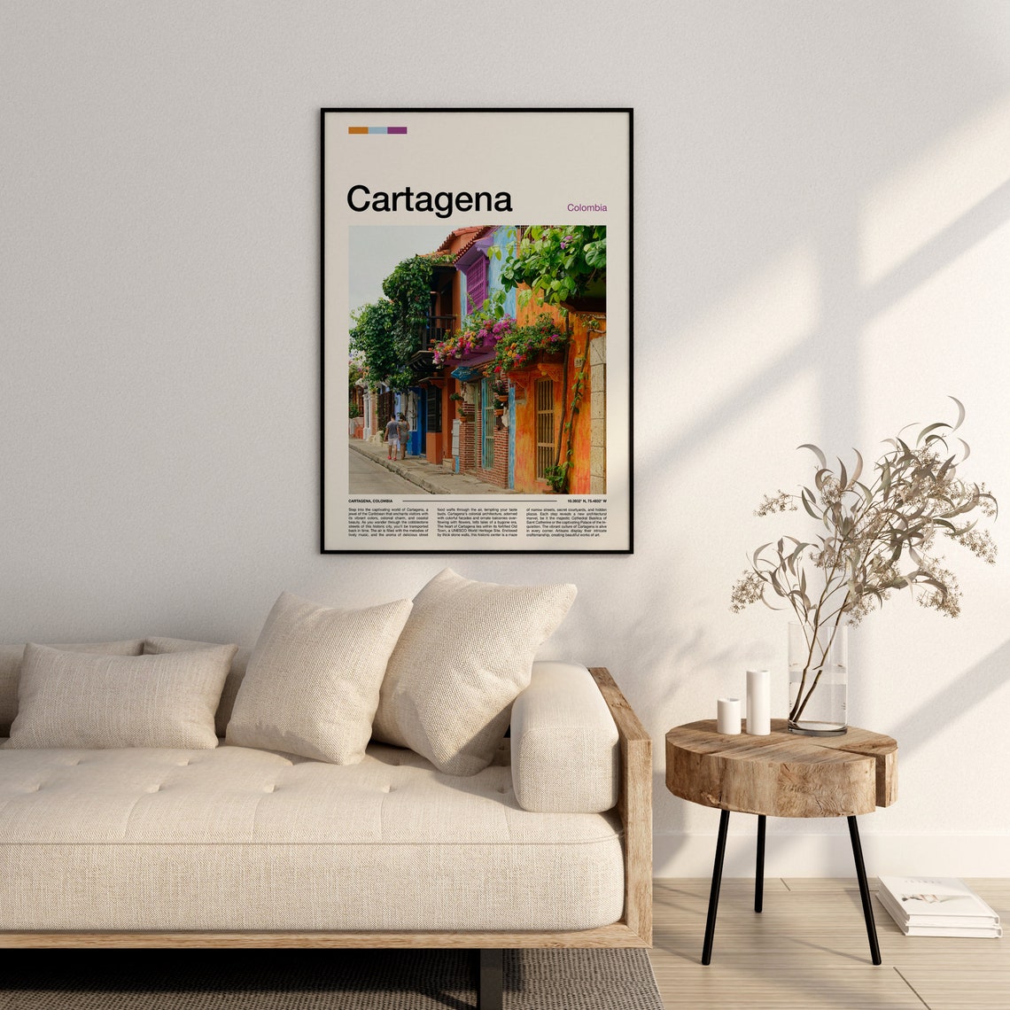 Cartagena Print Cartagena Poster Cartagena Wall Art Colombia Art Print Cartagena Photo - Image 2