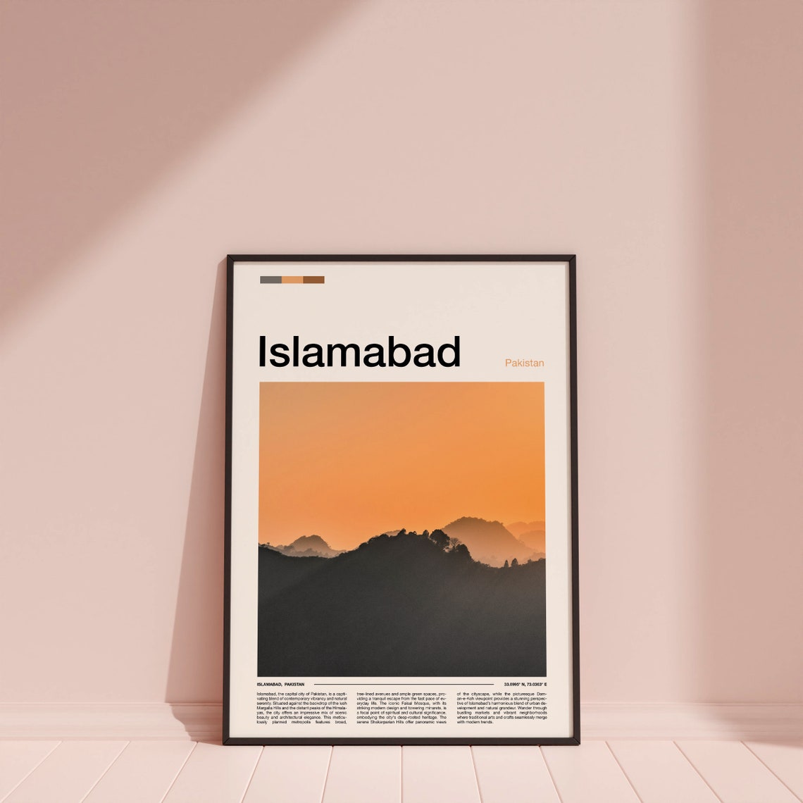 Islamabad Print Islamabad Poster Islamabad Wall Art Islamabad Art Print Islamabad Photo Pakistan Print Pakistan Art - Image 4