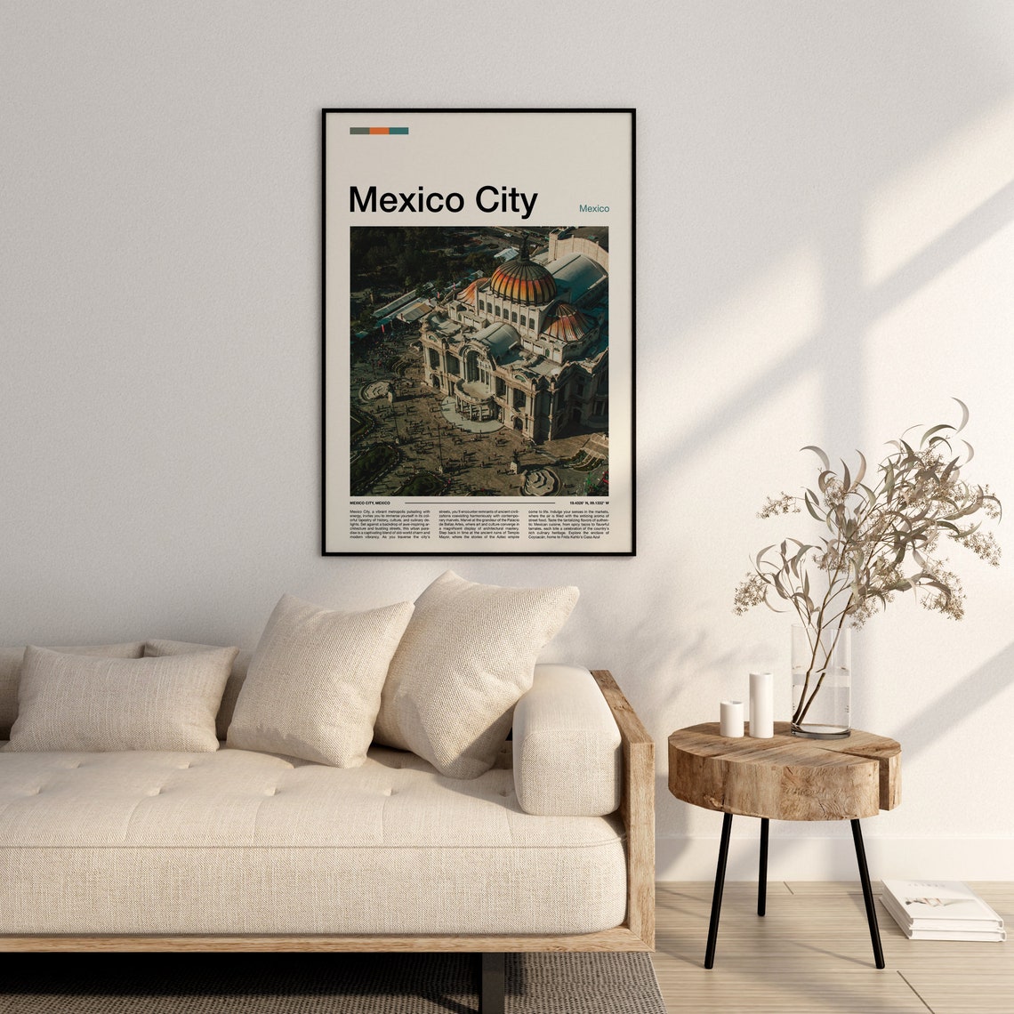 Mexico City Print Mexico City Poster Mexico City Wall Art Mexico City Art Print Mexico City Photo - Image 3