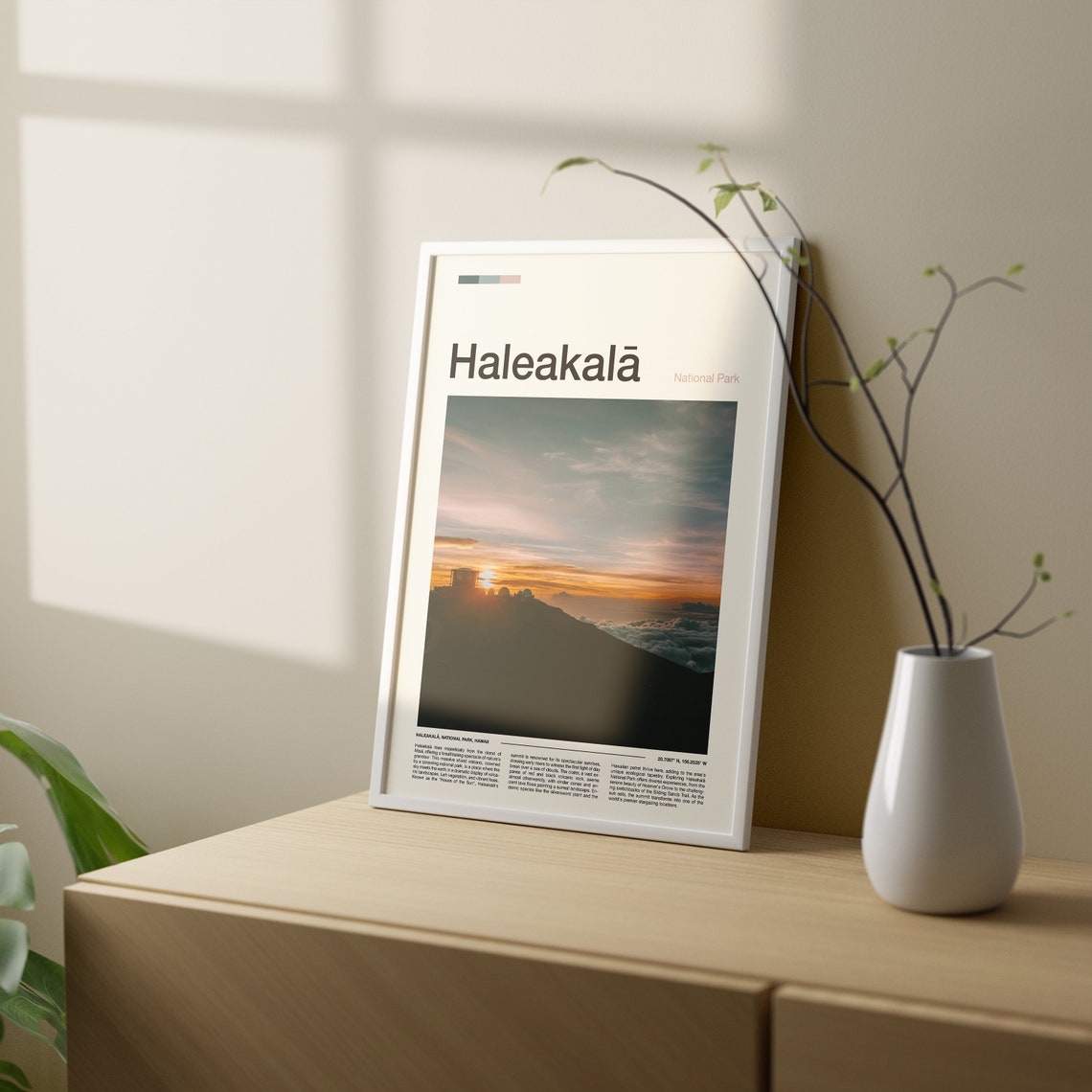 Haleakala Hawaii National Park Sunrise Above Clouds Photo Poster - Image 2