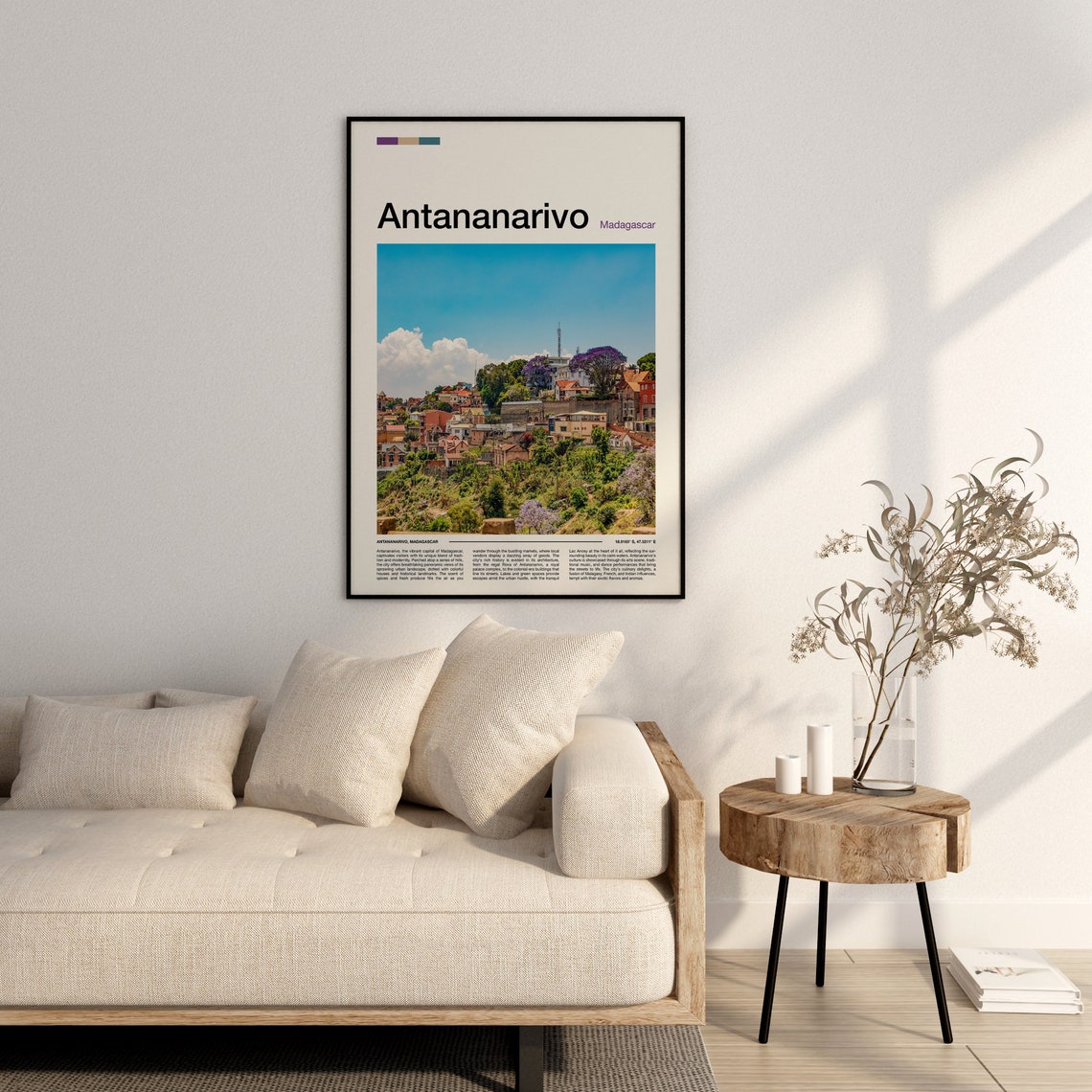 Antananarivo Madagascar Hillside Cityscape Photography Poster - Image 3