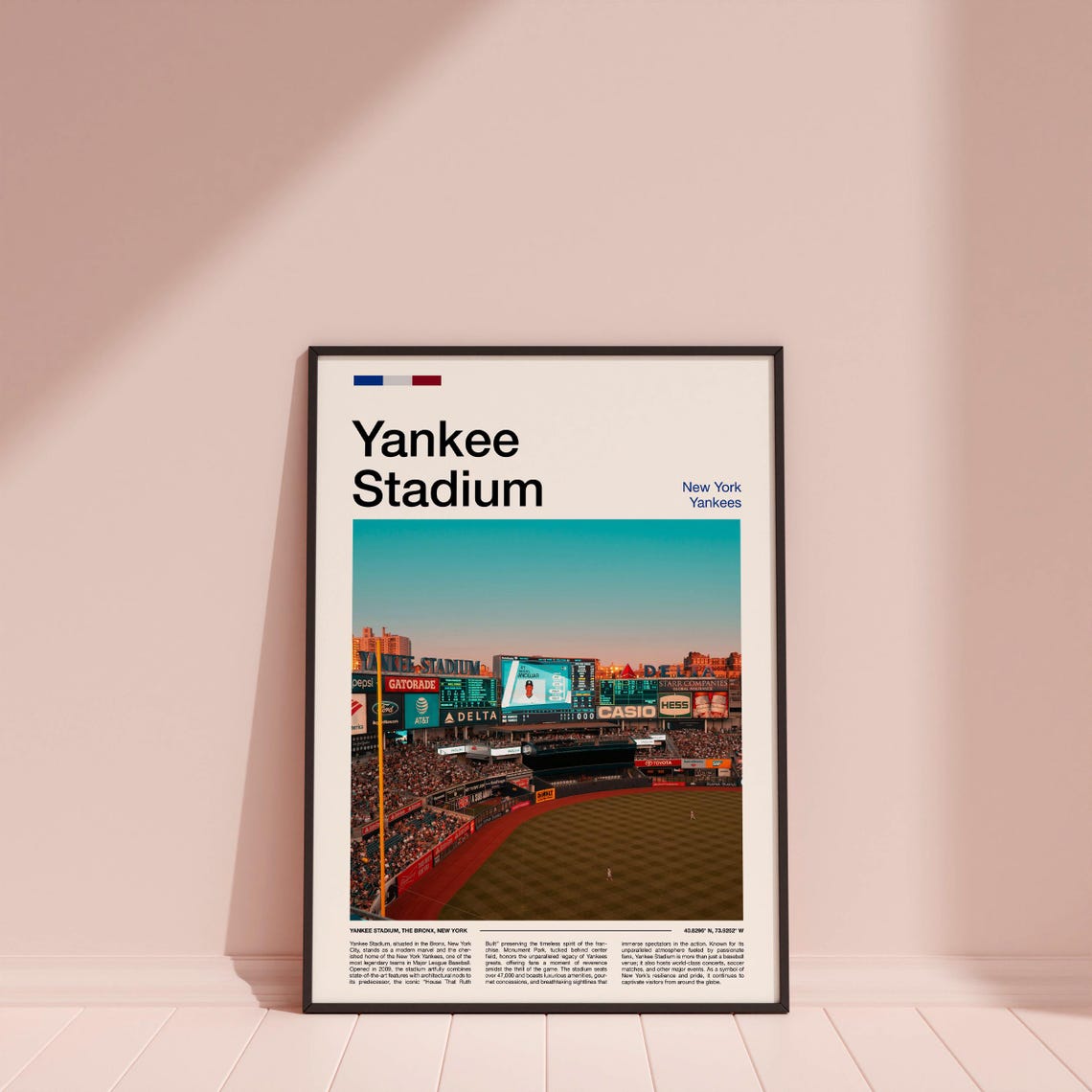 Yankee Stadium New York Yankees Scoreboard Bronx Ballpark Poster - Image 4