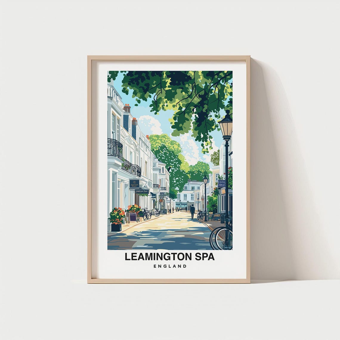 Leamington Spa United Kingdom Travel Print Wall Art Leamington Spa United Kingdom City Print Leamington Spa United Kingdom Travel Gift