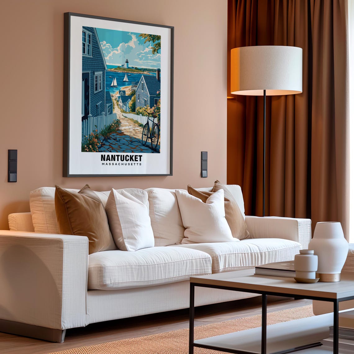 Nantucket Print Massachusetts Poster Nantucket Views Nantucket Landmarks Nantucket City Massachusetts Charm Nantucket Beauty Usa Art - Image 4