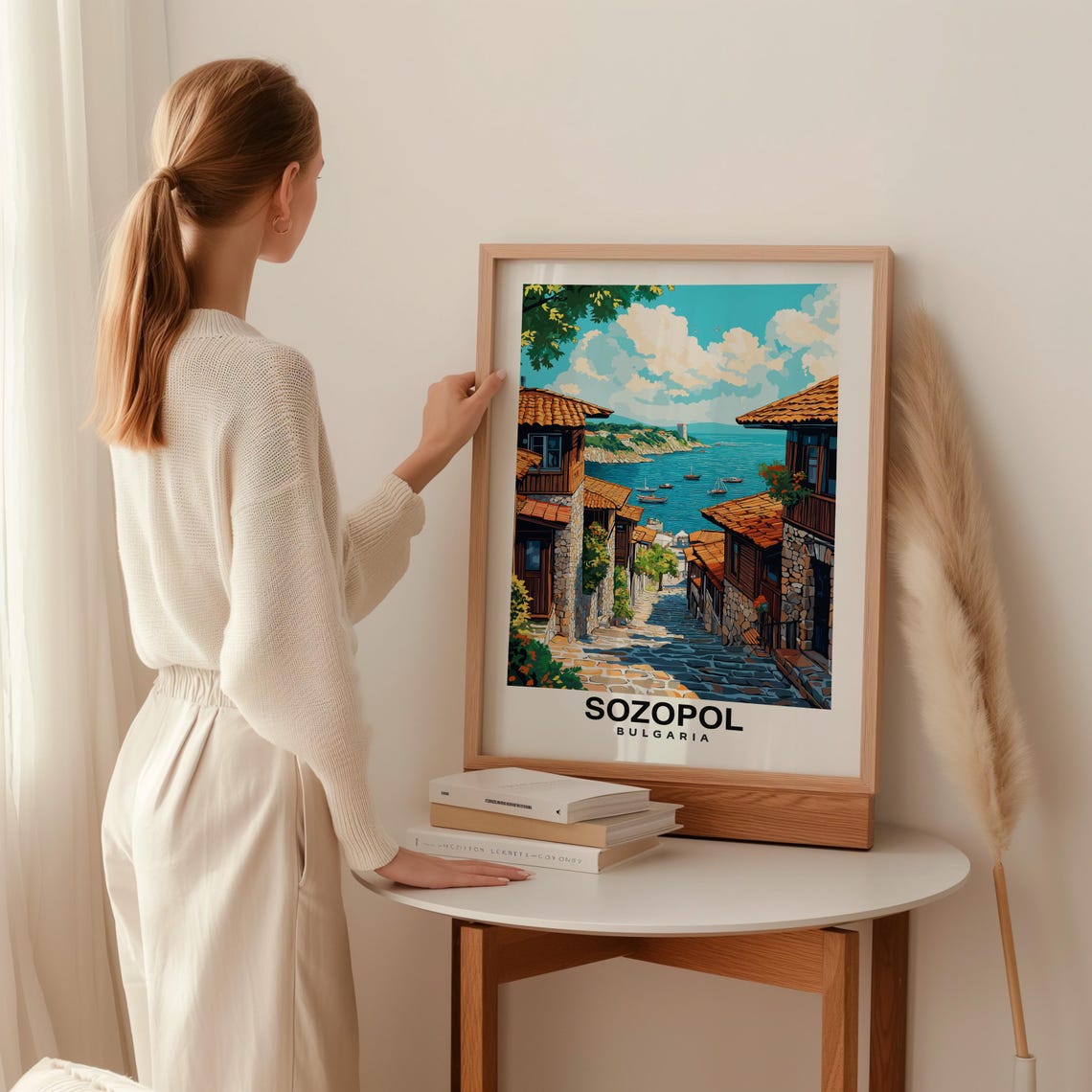 Sozopol Travel Sozopol Bulgaria City Print Sozopol Old Town Travel Gift Sozopol Old Town Poster Travel Gift Bulgaria Culture Europe - Image 2