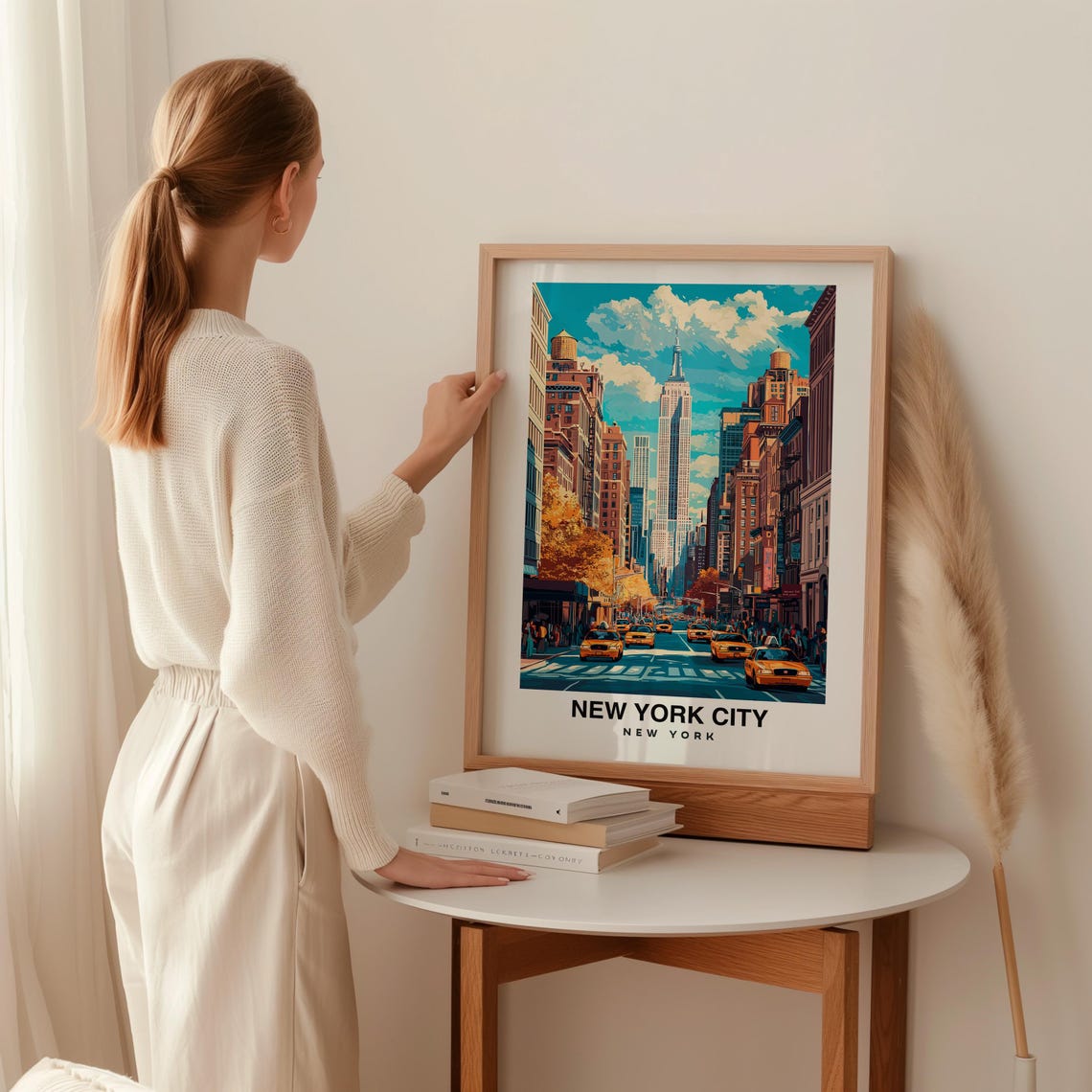 New York City Travel Print New York City United States Travel Gift City Poster Wedding Gift - Image 2