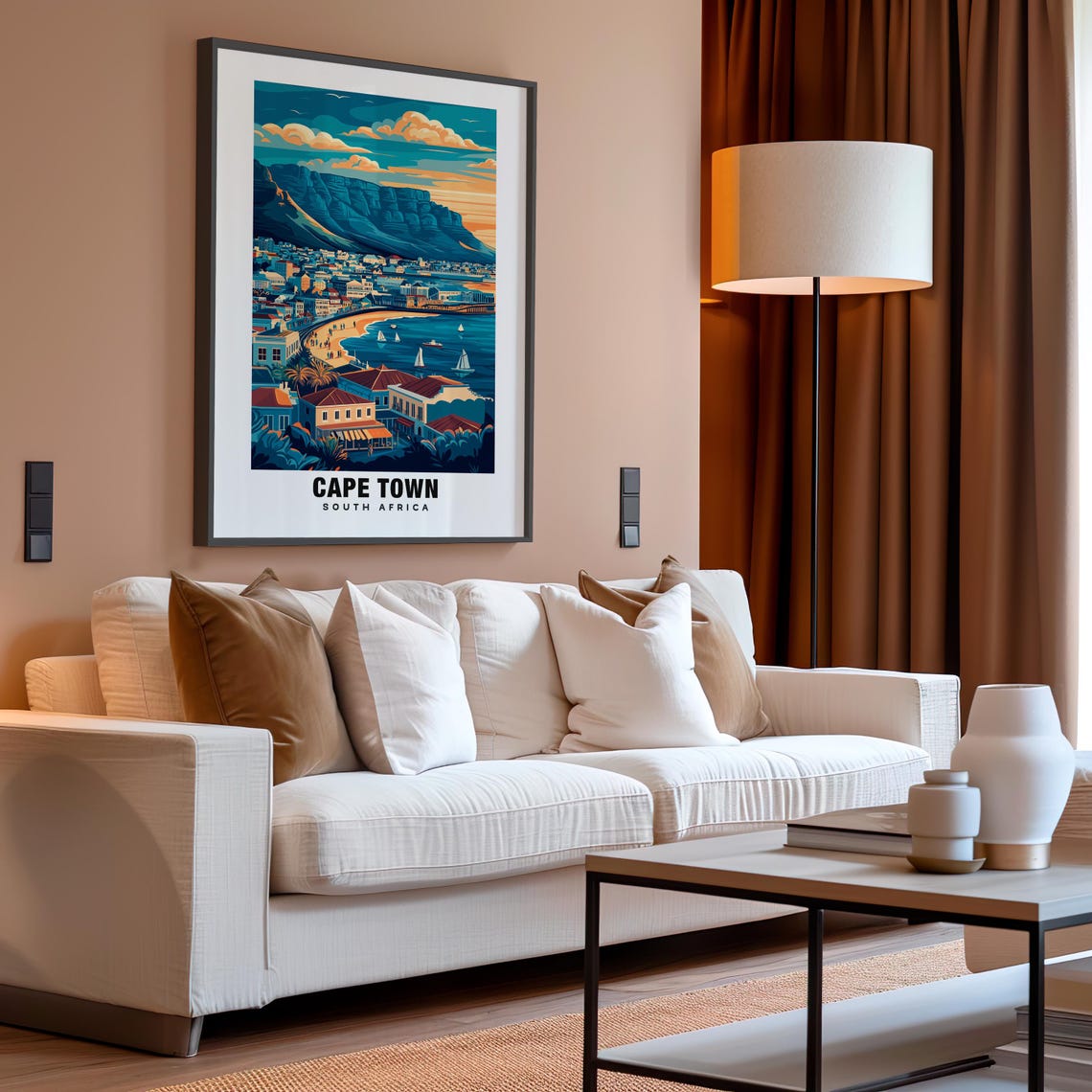 Cape Town Print South Africa Poster Cape Town Views Table Mountain Cape Town City South Africa Charm Cape Town Beauty Cape Town Art - Image 4
