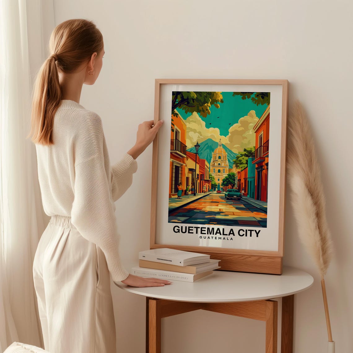 Guatemala City Travel Print Wall Art Guatemala City Guatemala City Print Guatemala City Travel Gift Guatemala City City Poster America - Image 2