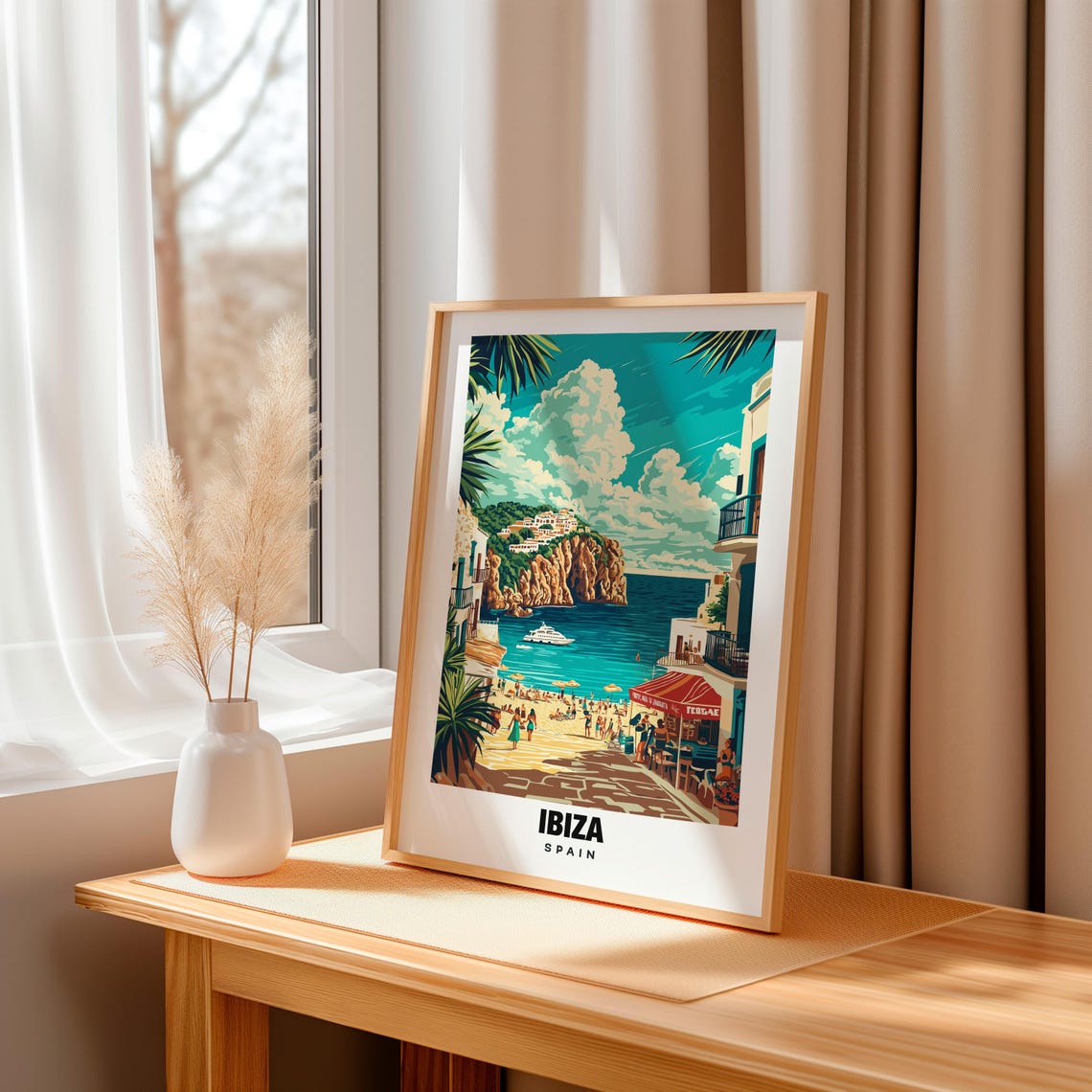 Ibiza Print Spain Poster Ibiza Views Ibiza Beaches Ibiza Nightlife Spain Charm Ibiza Beauty Ibiza Heritage Ibiza Art Spanish Art - Image 3