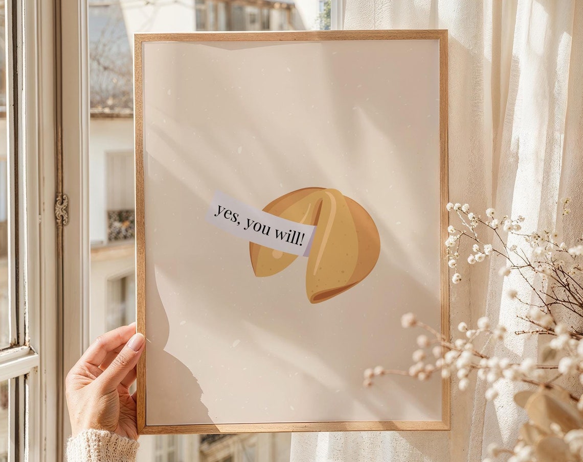 Yes You Will Print Motivational Quotes Positive Affirmation Art Inspirational Prints Typography Art Neutral Wall Art
