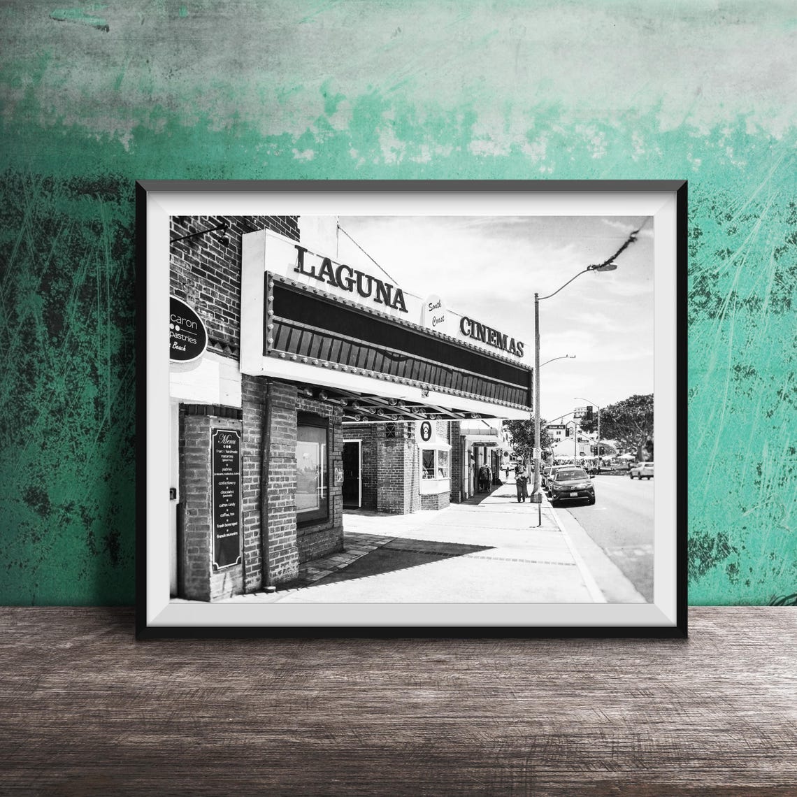 Laguna Cinemas South Coast Theater Marquee Beach Town Poster - Image 2
