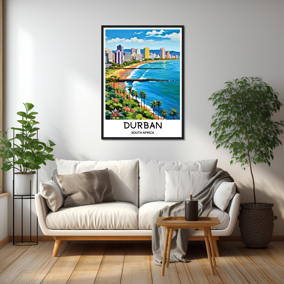 Durban Travel Poster, South African Art Print - Image 2