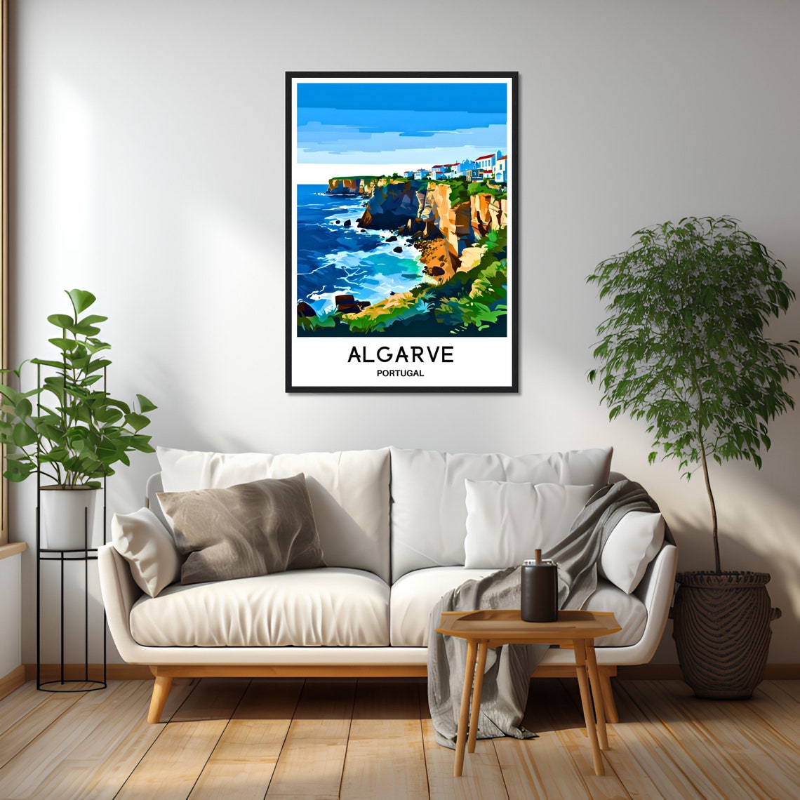 Algarve Travel Poster Algarve Travel Print Algarve Art Print Algarve Travel Gift Algarve Wall Decor Algarve Sagres Print Sagres Poster - Image 2