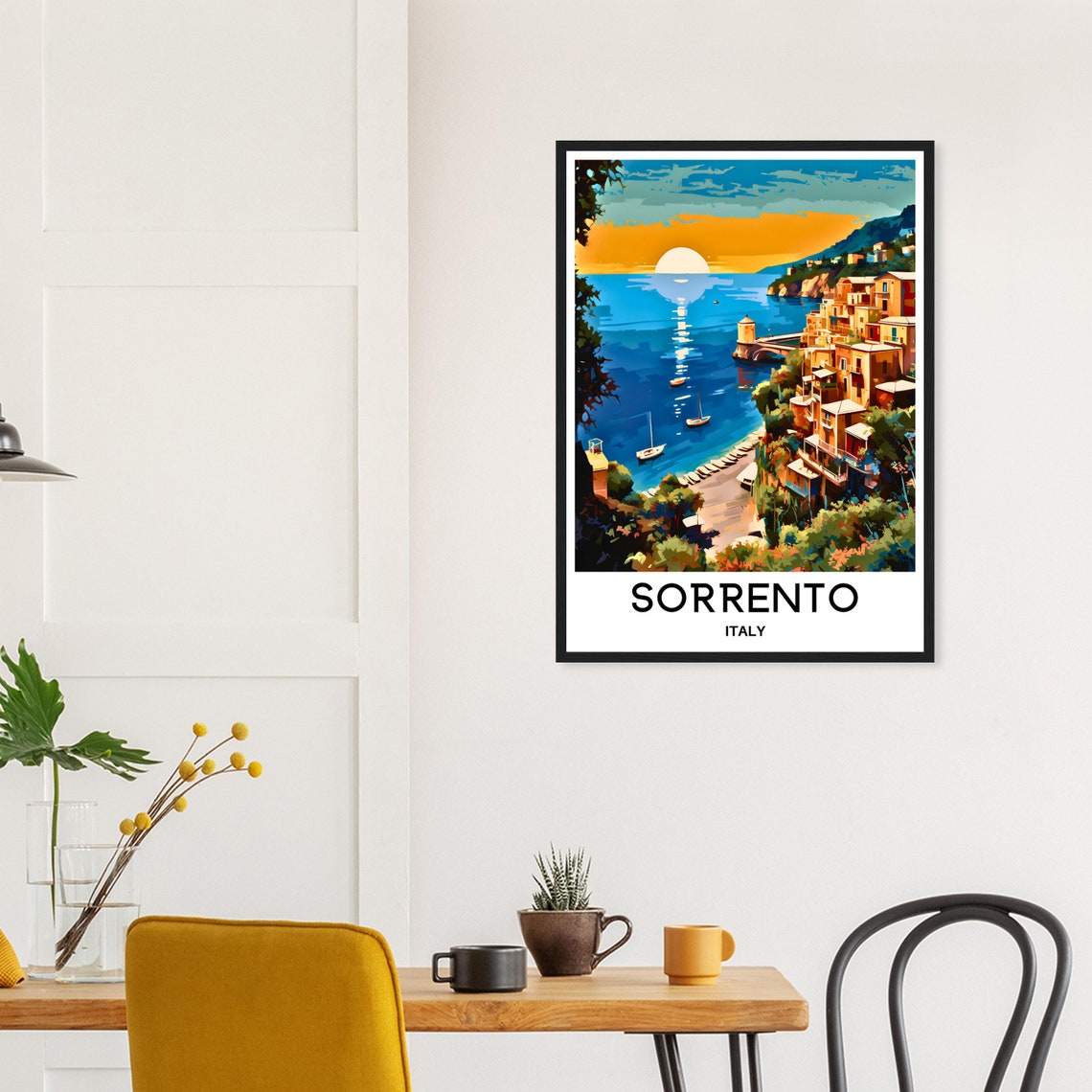 Sorrento Travel Poster Sorrento Travel Print Sorrento Italy Print Sorrento Poster Sorrento Travel Gift Sorrento Lover Gift Sorrento Print - Image 3