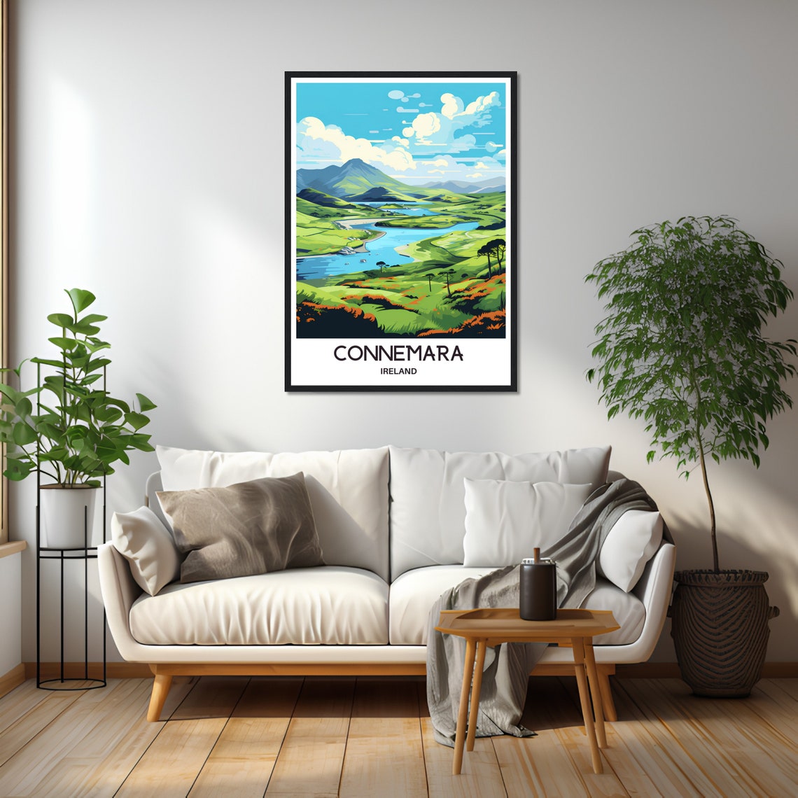 Connemara Travel Poster Connemara Travel Print Connemara Ireland Print Irish Art Print Connemara Travel Art Connemara Travel Gift Ireland - Image 2