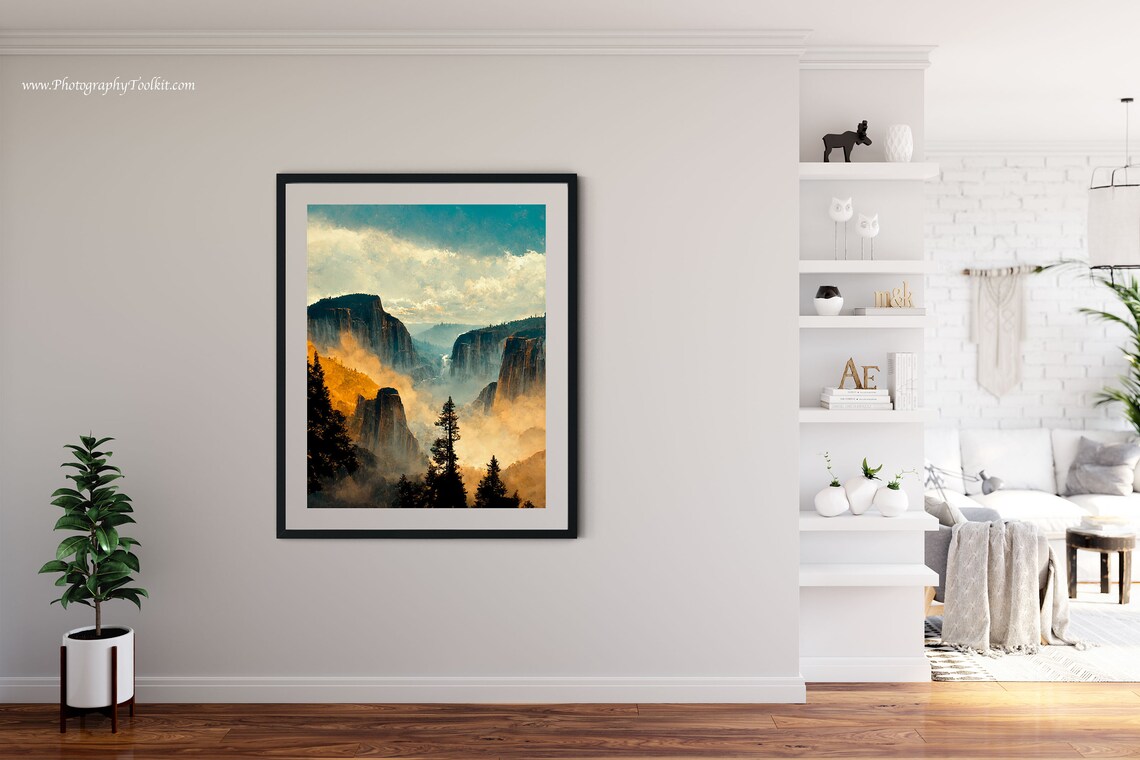 Yosemite National Park Poster, Mountain Art Print - Image 4