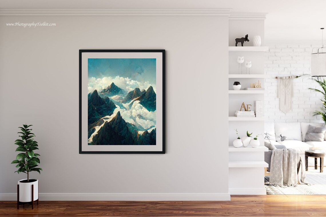 Rocky Mountain Print, Canadian Rockies Wall Art - Image 4