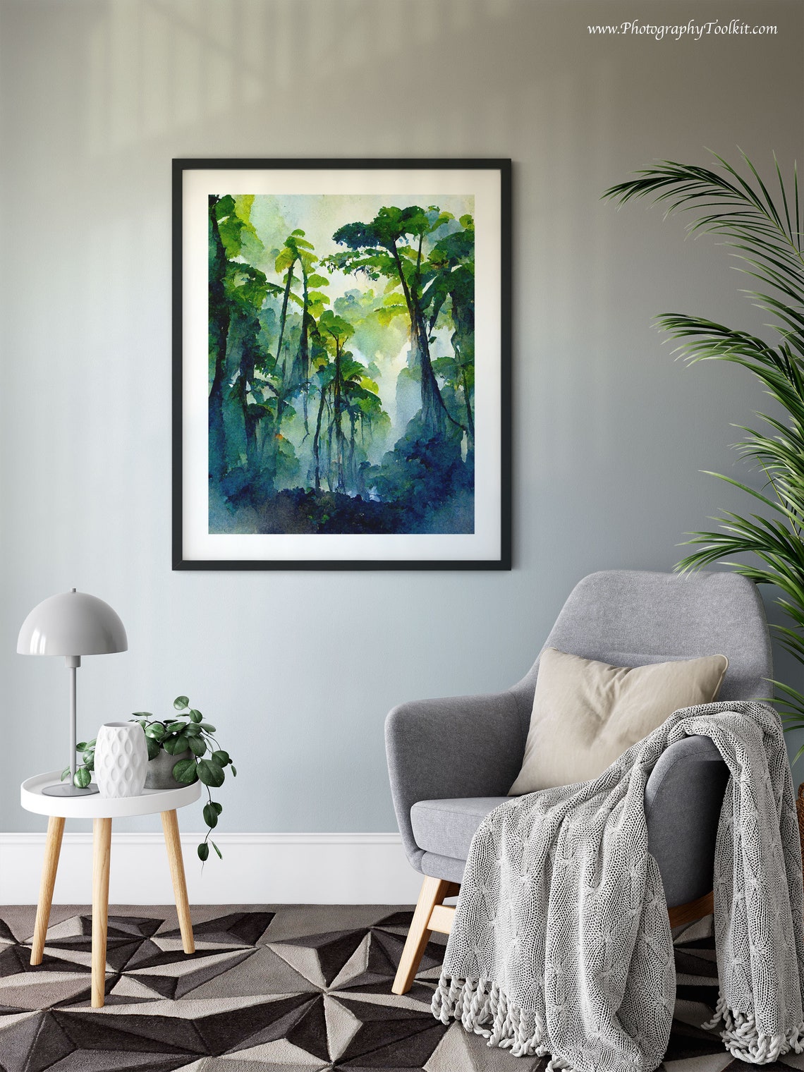 Forest Prints Rainforest Trees Art Wilderness Print Landscape Art Print Forest Wall Art Rainforest Decor Jungle Art Print - Image 6