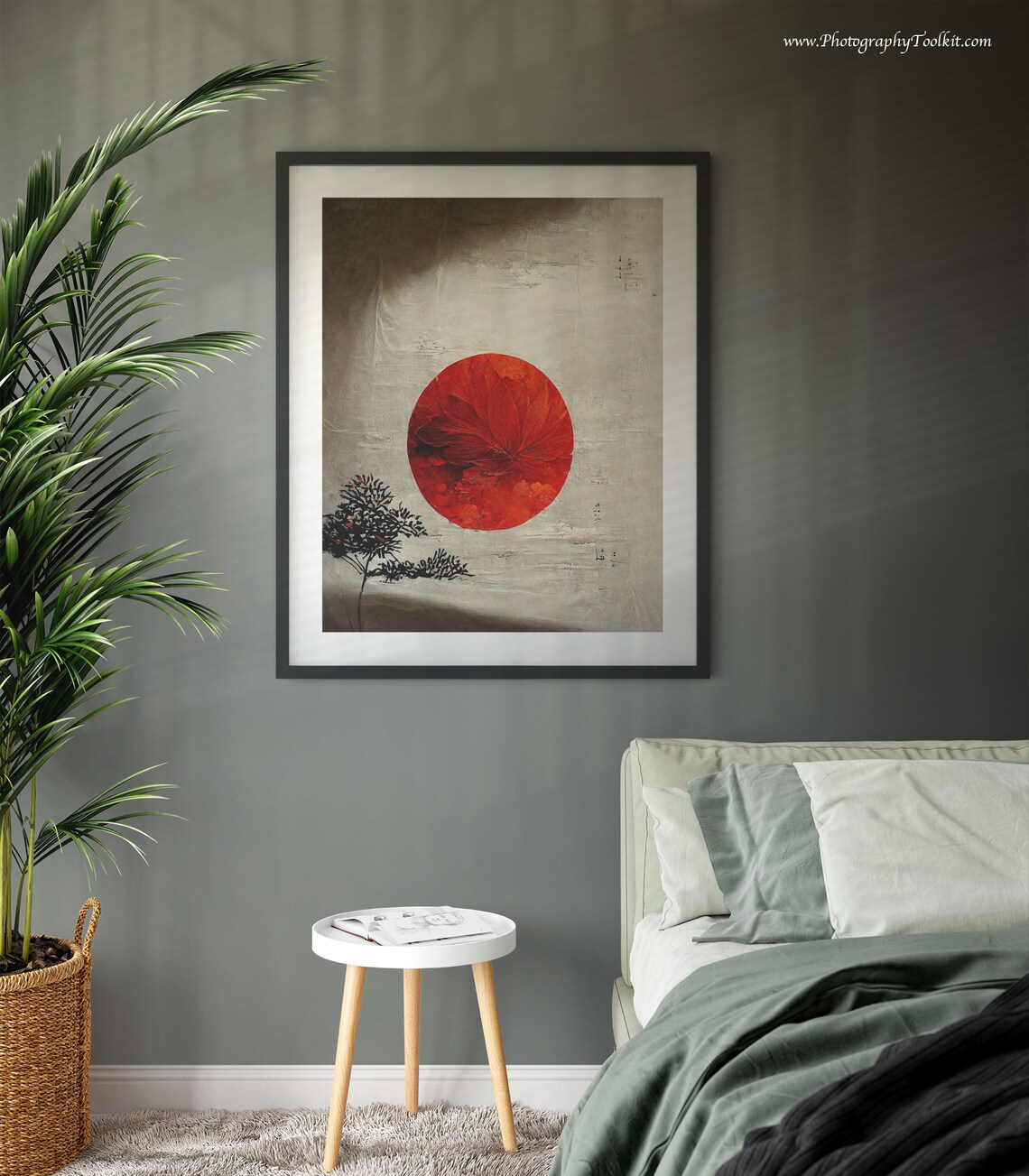 Vintage Japanese Art, Abstract Wall Art Print - Image 3