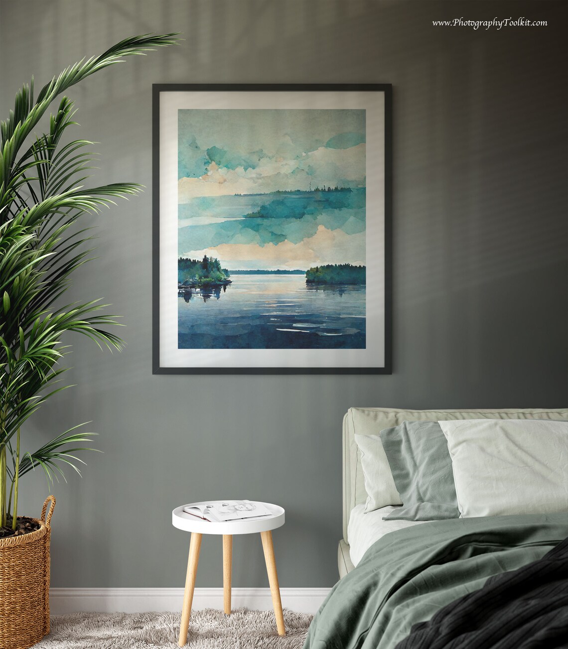 Lake Life Finland Travel Poster, Lake House Decor - Image 3