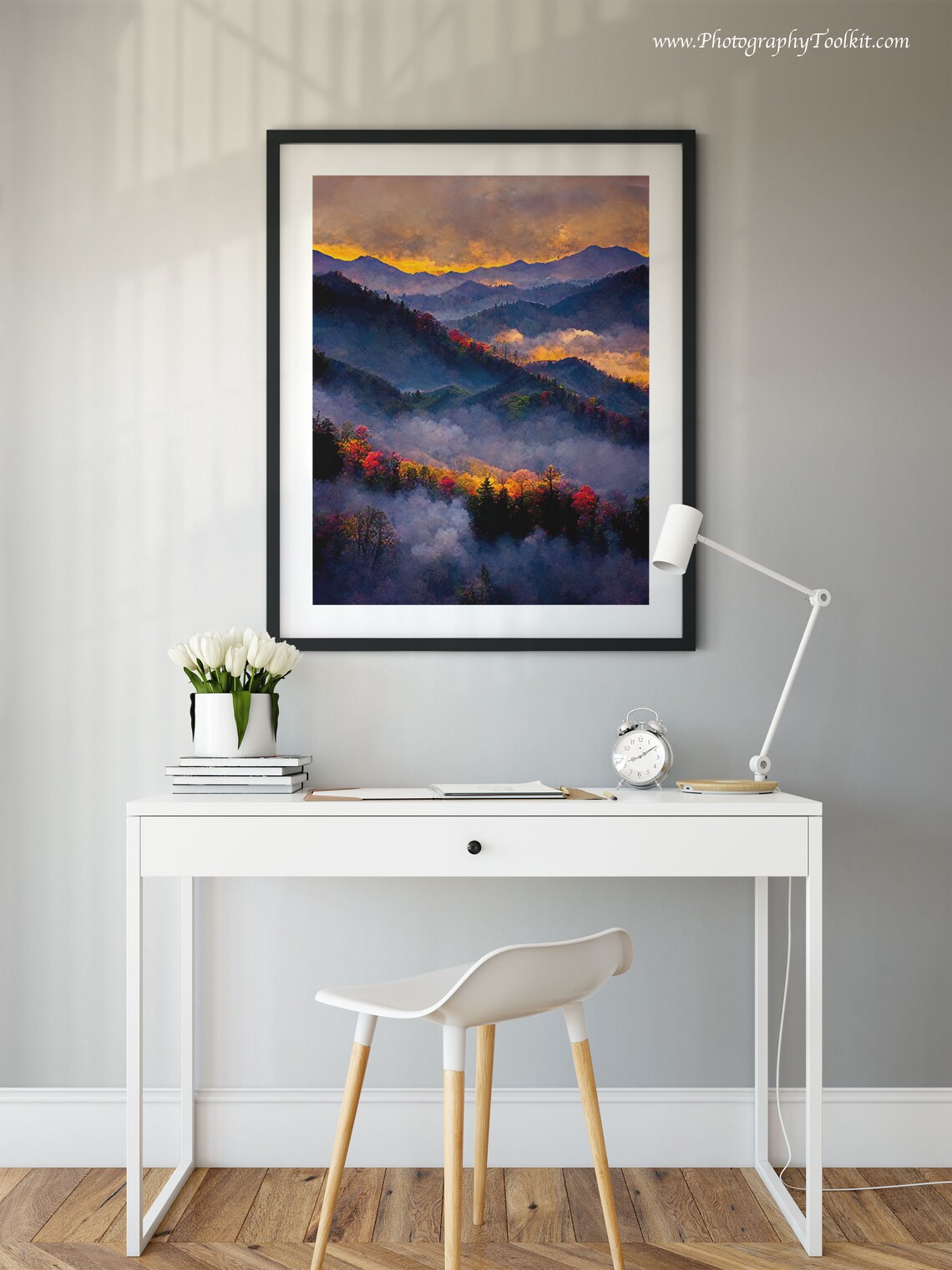 Great Smoky Mountains Art Print, Nature Landscape - Image 2