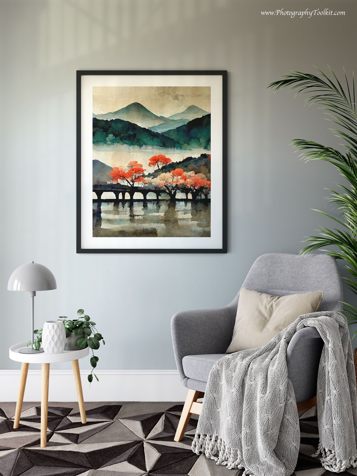 Arashiyama Kyoto Japan Travel Poster, Japanese Art - Image 6