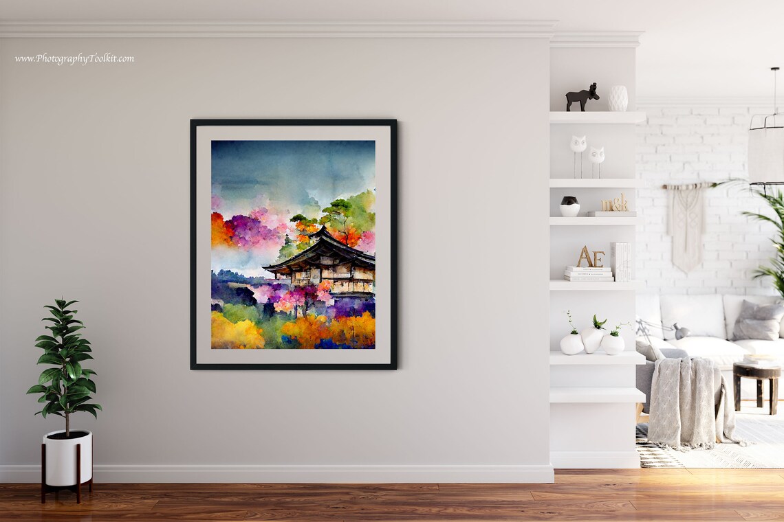 Kyoto Japan Travel Poster, Japanese Art Print - Image 4