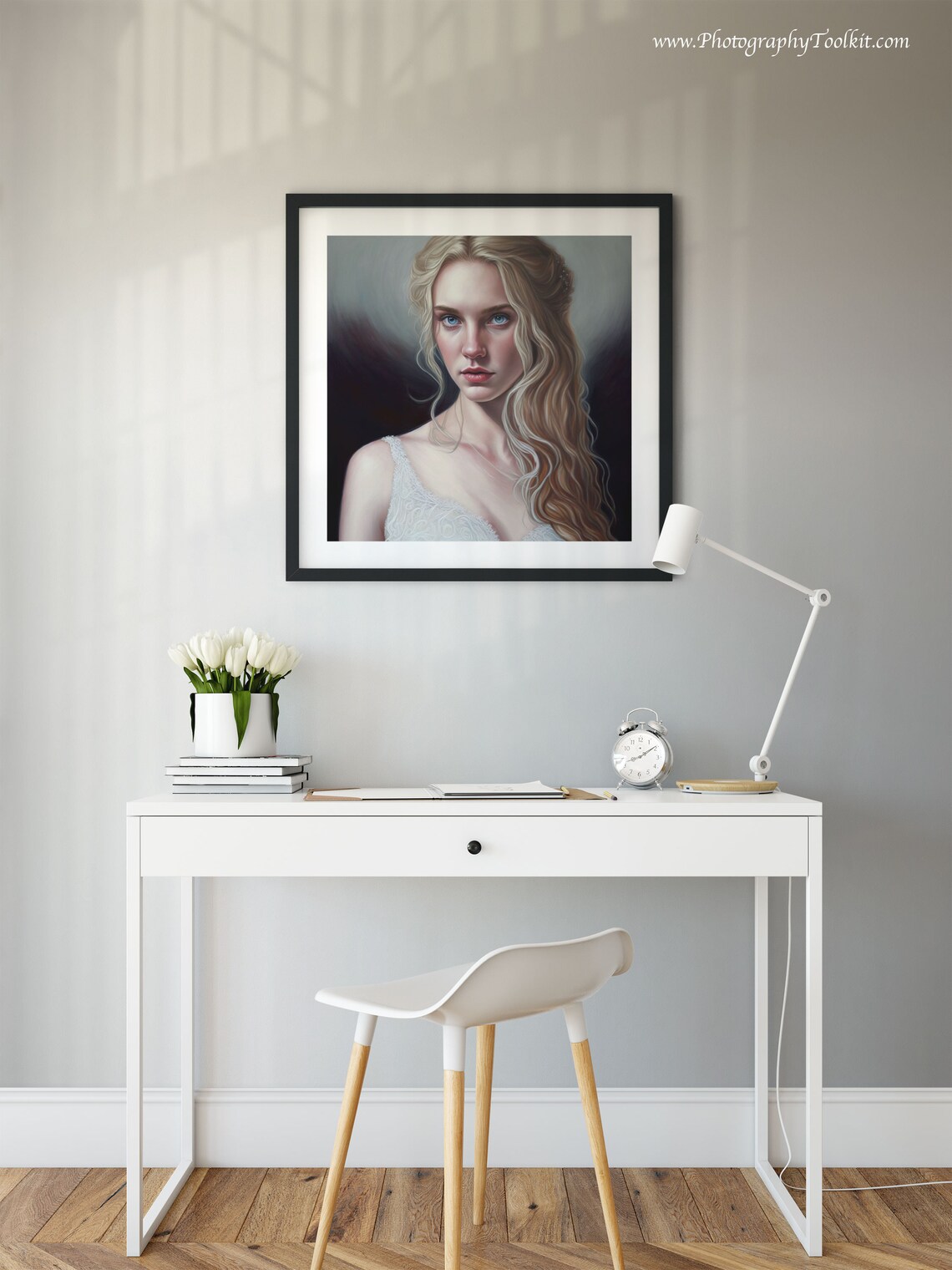 Vintage Woman Portrait Art Print, Female Portrait - Image 2