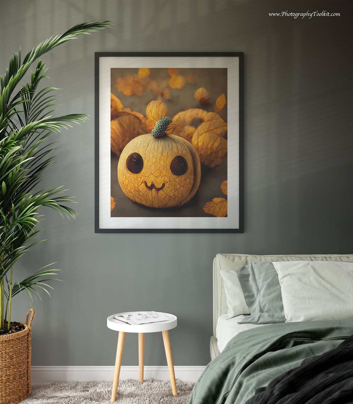 Pumpkin Print, Rustic Fall Decor Art Print - Image 3