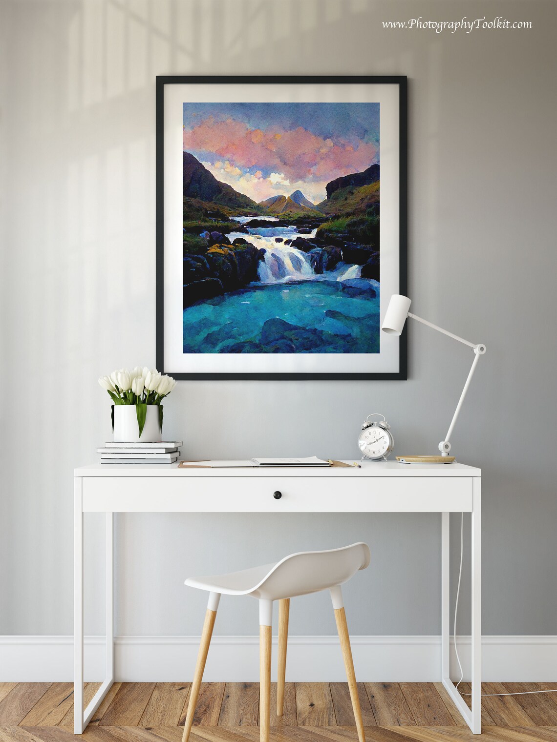 Isle Of Skye Fairy Pools Vintage Travel Poster - Image 2
