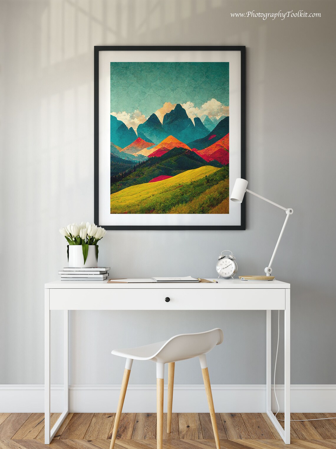 Rocky Mountain Print, Canadian Rockies Travel Poster - Image 2