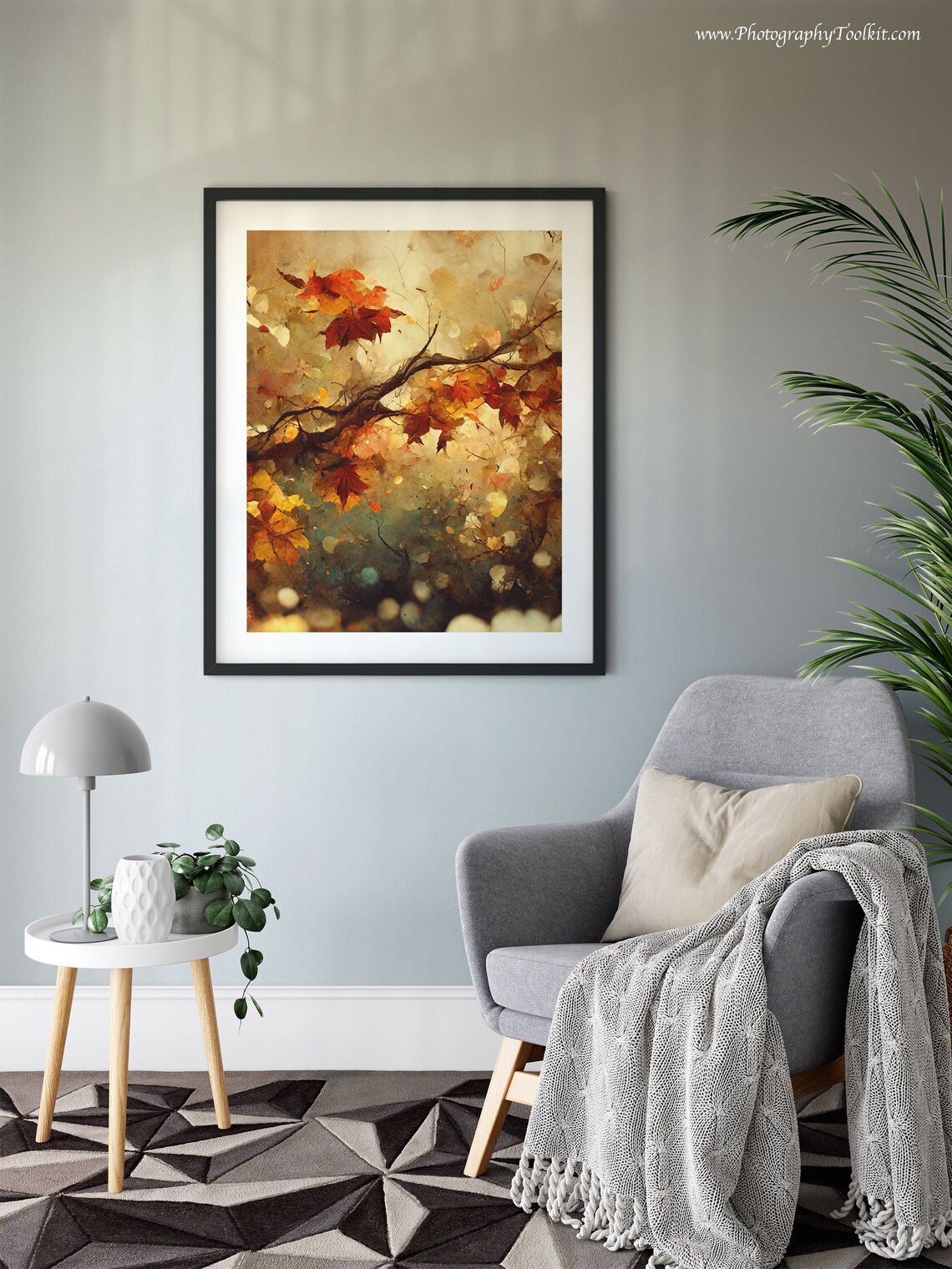 Autumn Landscape Fall Wall Decor Art Print - Image 6