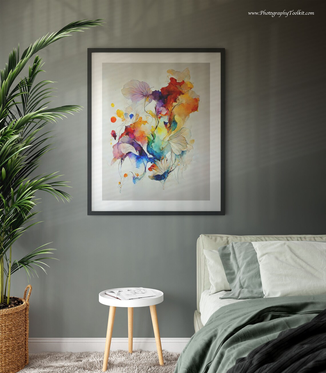 Abstract Brush Modern Wall Art Art Print - Image 3