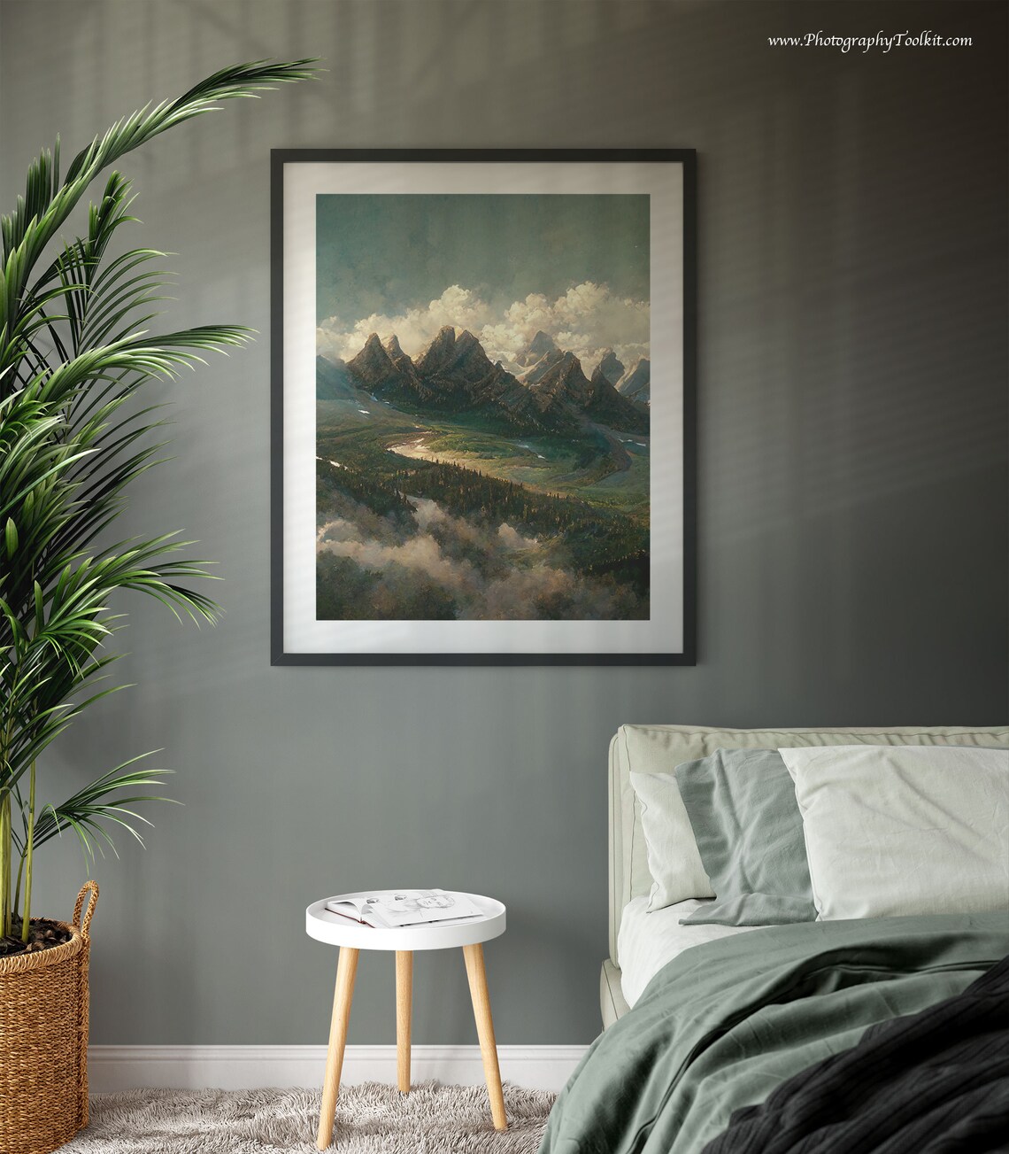 Rocky Mountain Print, Canadian Rockies Art Print - Image 3