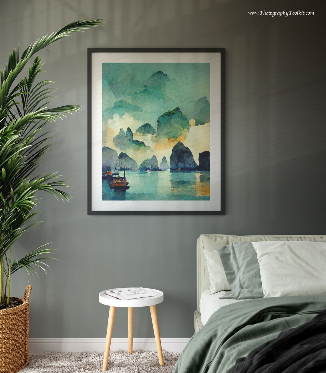 Vietnam Ha Long Bay Travel Poster, Vietnam Wall Decor - Image 3