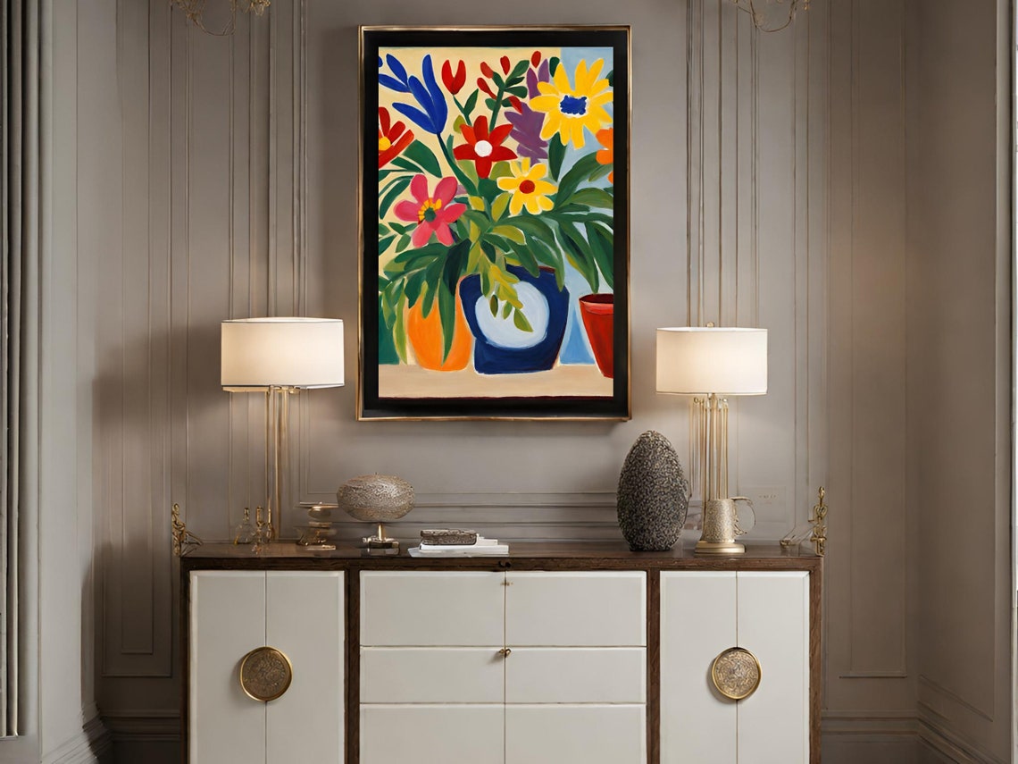 Matisse-Inspired Wall Art Print
