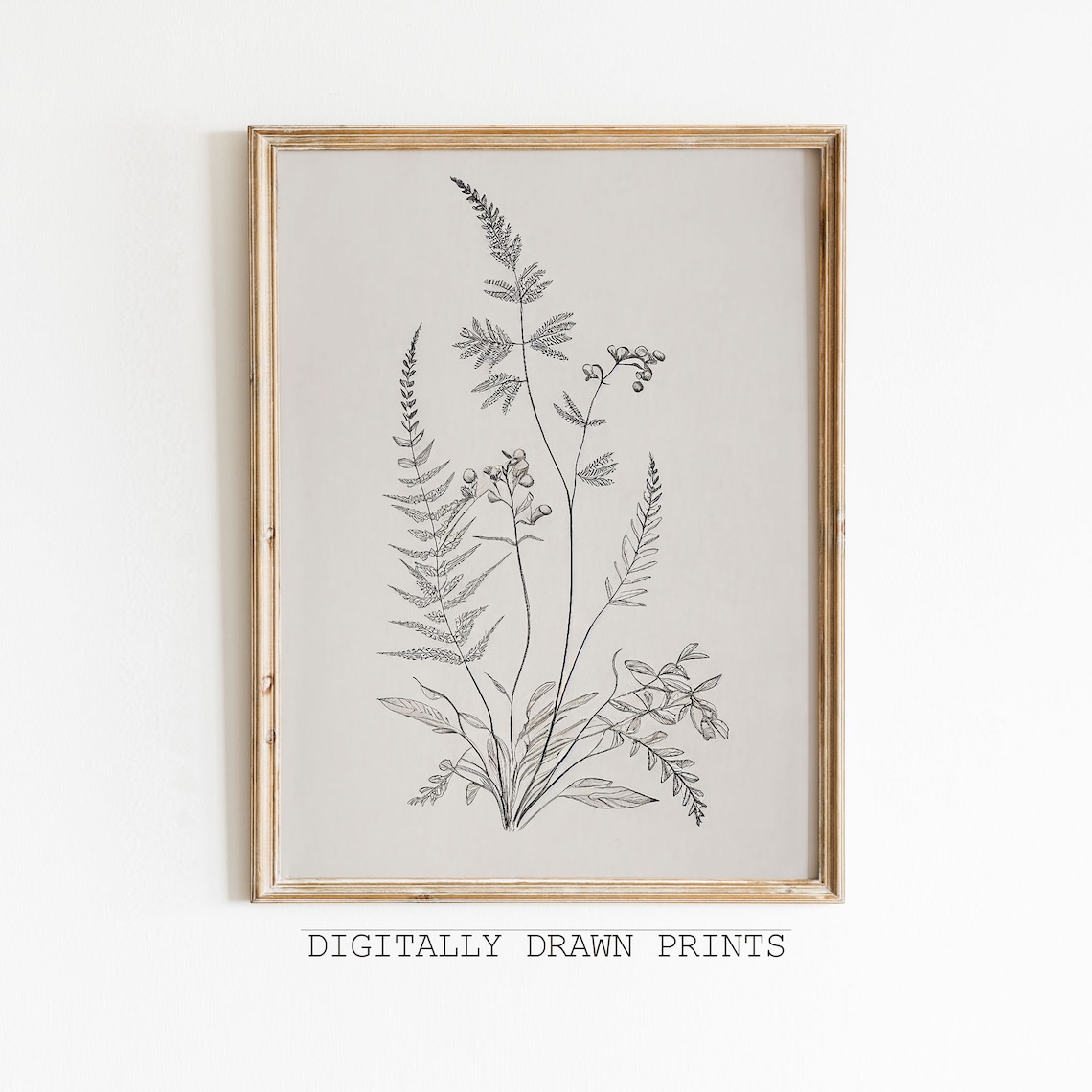 Vintage Botanical Sketch, Antique Botanical Art