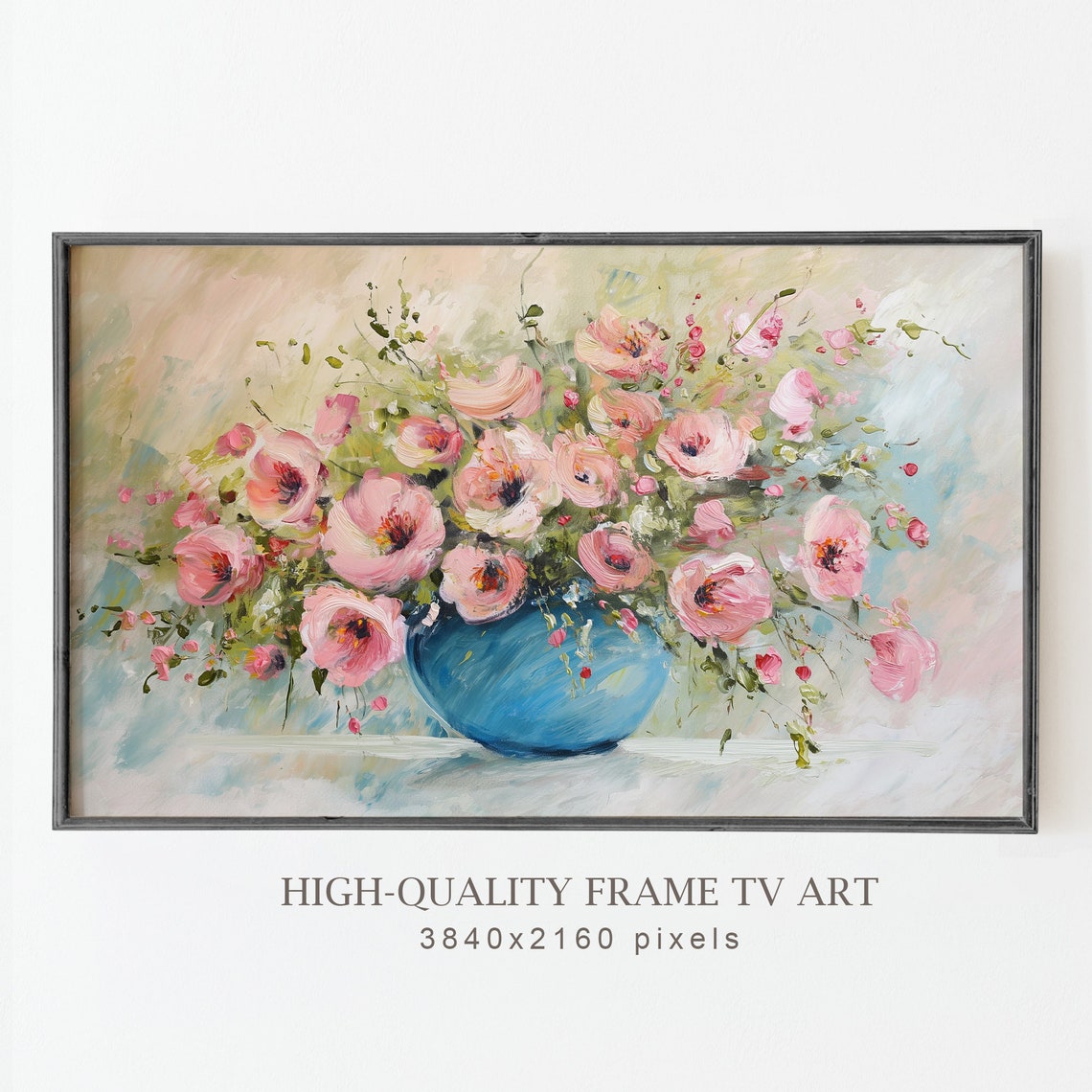 Mothers Day Frame Tv Art Still Life Floral Mothers Day Painting Summer Farmhouse Wall Art Mothers Day Tv Screensaver - Image 5