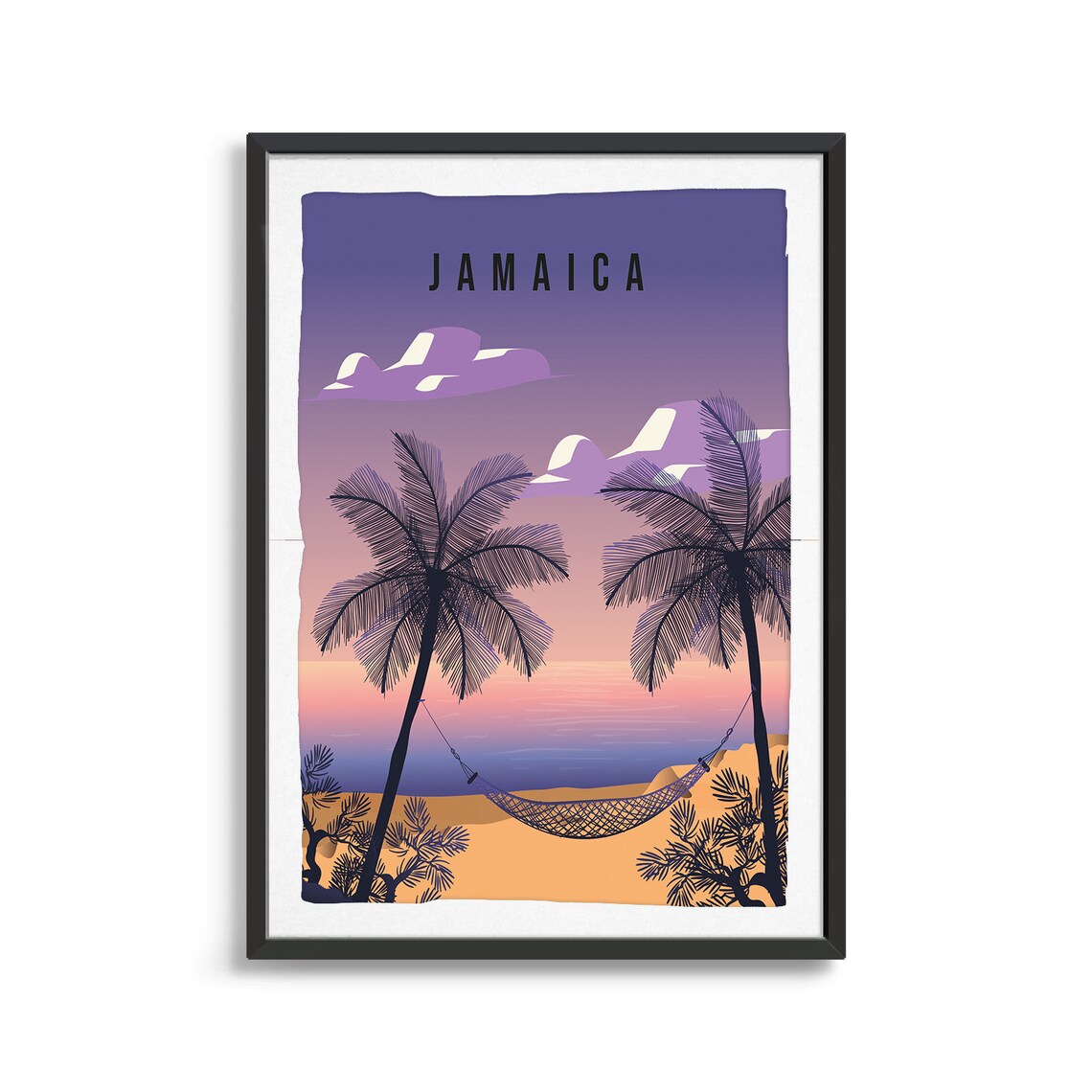 Jamaica Travel Poster, Country Illustration Art Print - Image 2