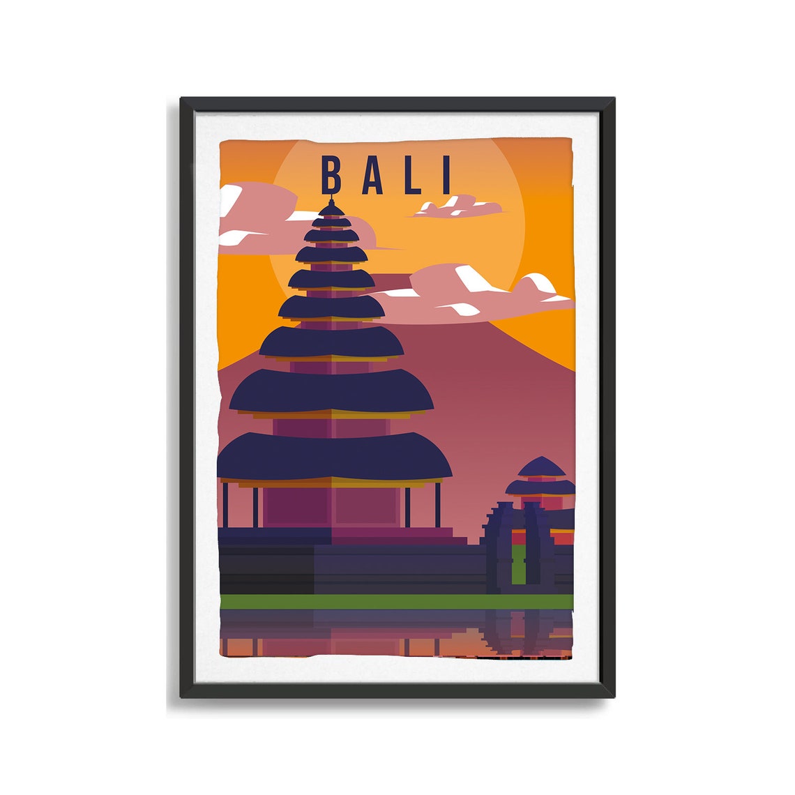Bali City Poster City Art City Wall Art City Print World Print Country Poster Country Print Country Art Travel Illustration - Image 2