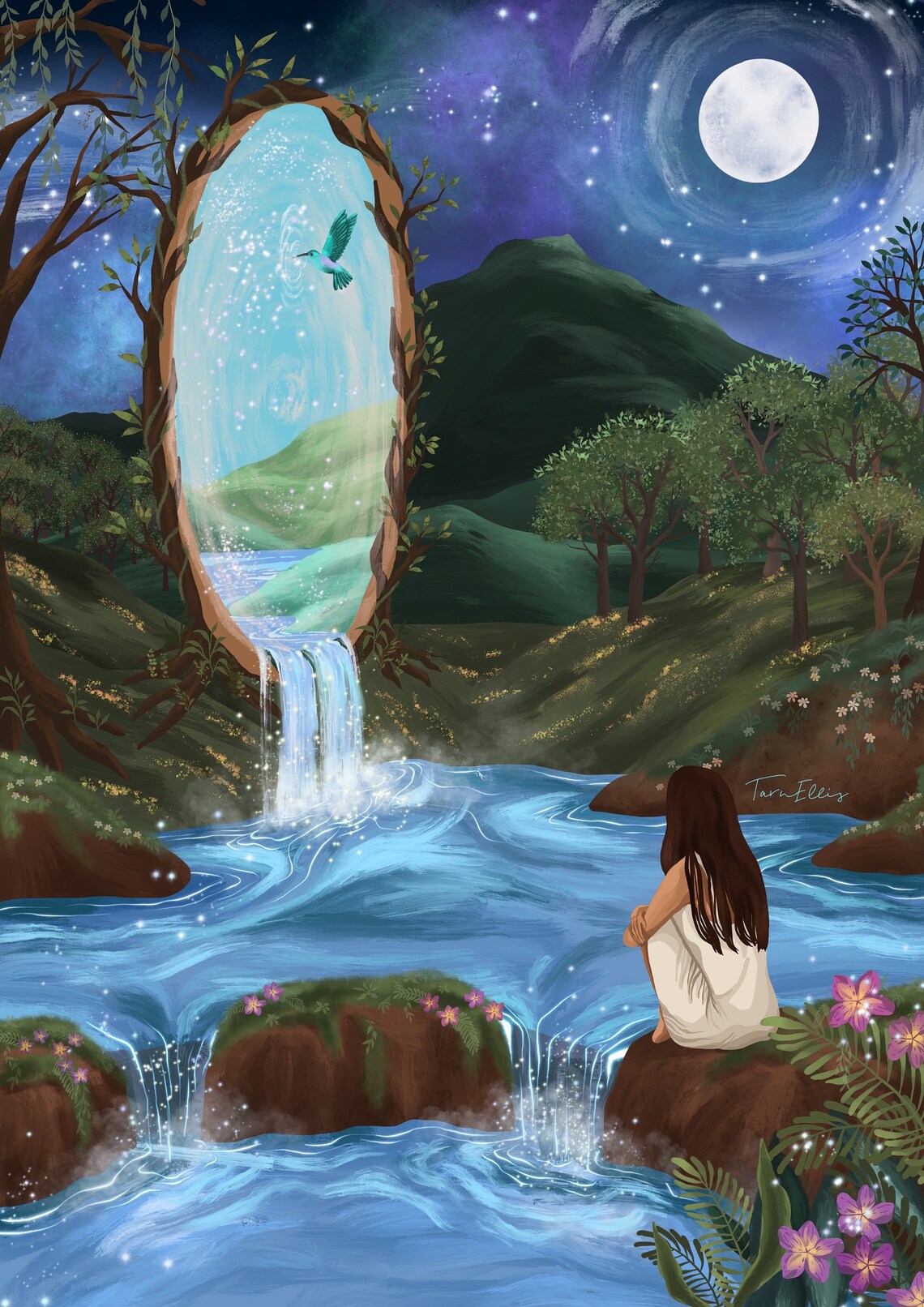 The Portal Boho Spiritual Wall Art Print - Image 3