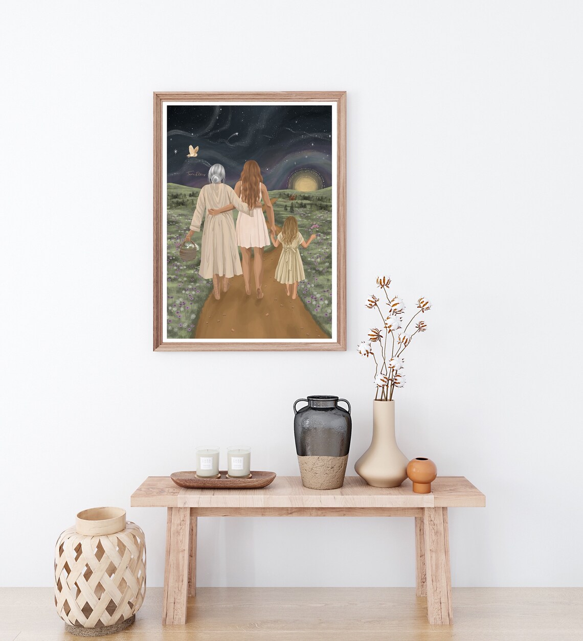 Life Course Generational Women Art Print - Image 2