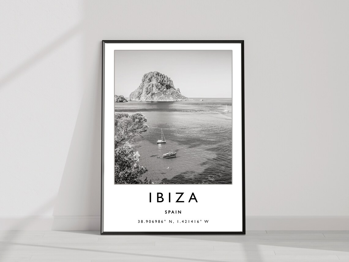 Ibiza Travel Poster, Spain Travel Art Print - Image 2