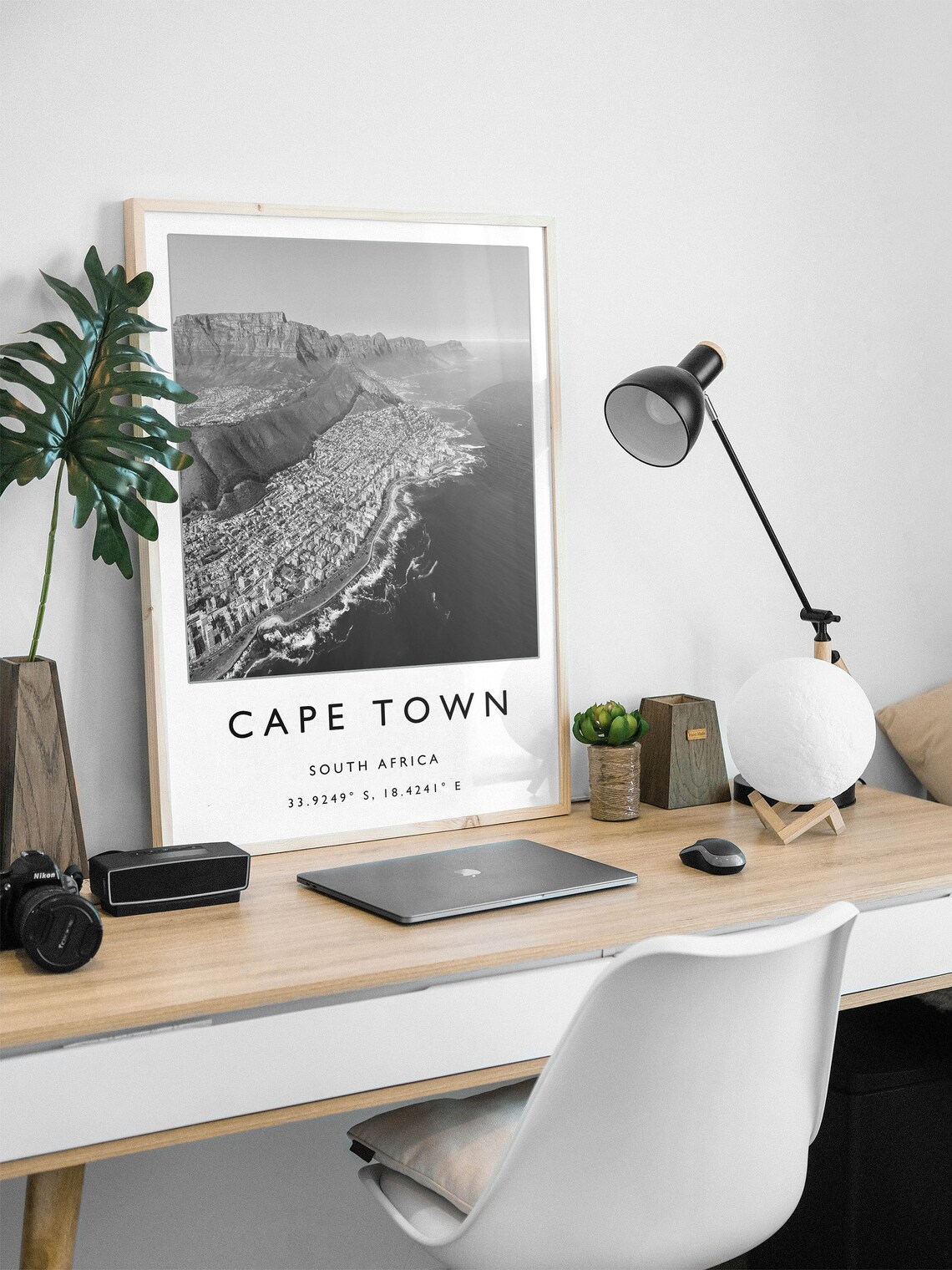 Cape Town Travel Poster, South Africa Travel Art - Image 2