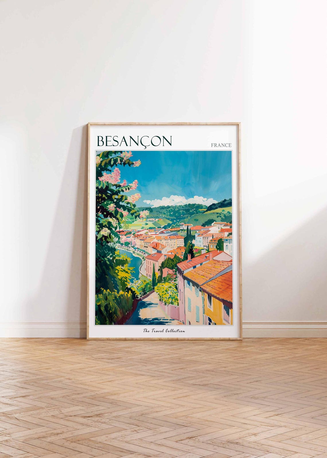 Besanon Poster France Travel Print French Decor Europe Travel Poster European Wall Art Besanon Gift Besanon Travel Poster - Image 2