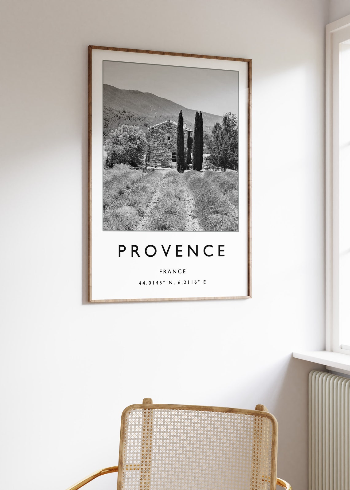 Provence Travel Print Provence Travel Poster France Travel Print French Print Black And White Travel Poster Travel Art Travel Gift - Image 2