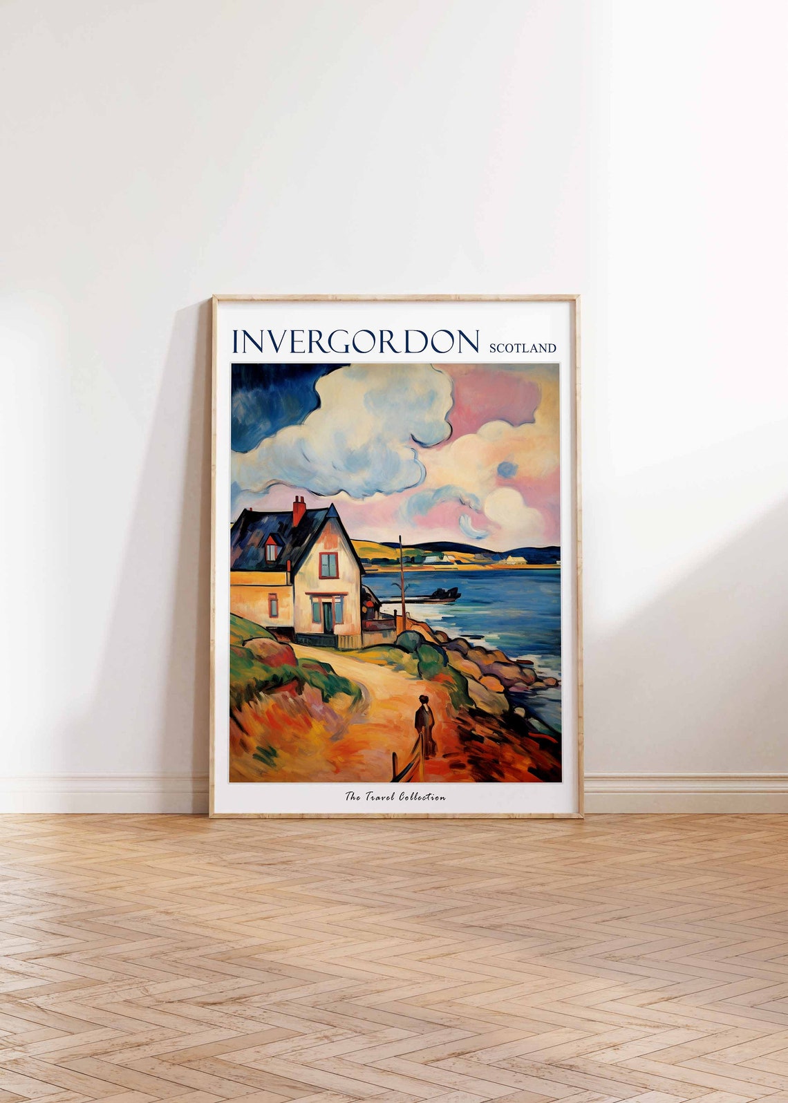 Invergordon Poster Invergordon Travel Print Scotland Travel Poster Scottish Decor Tropical Decor Sea Print Invergordon Travel Poster - Image 2